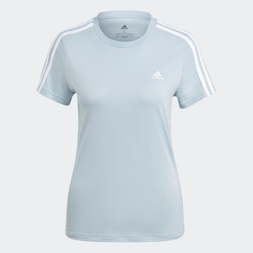 adidas Sportswear T-Shirt »LOUNGEWEAR ESSENTIALS SLIM 3-STREIFEN«