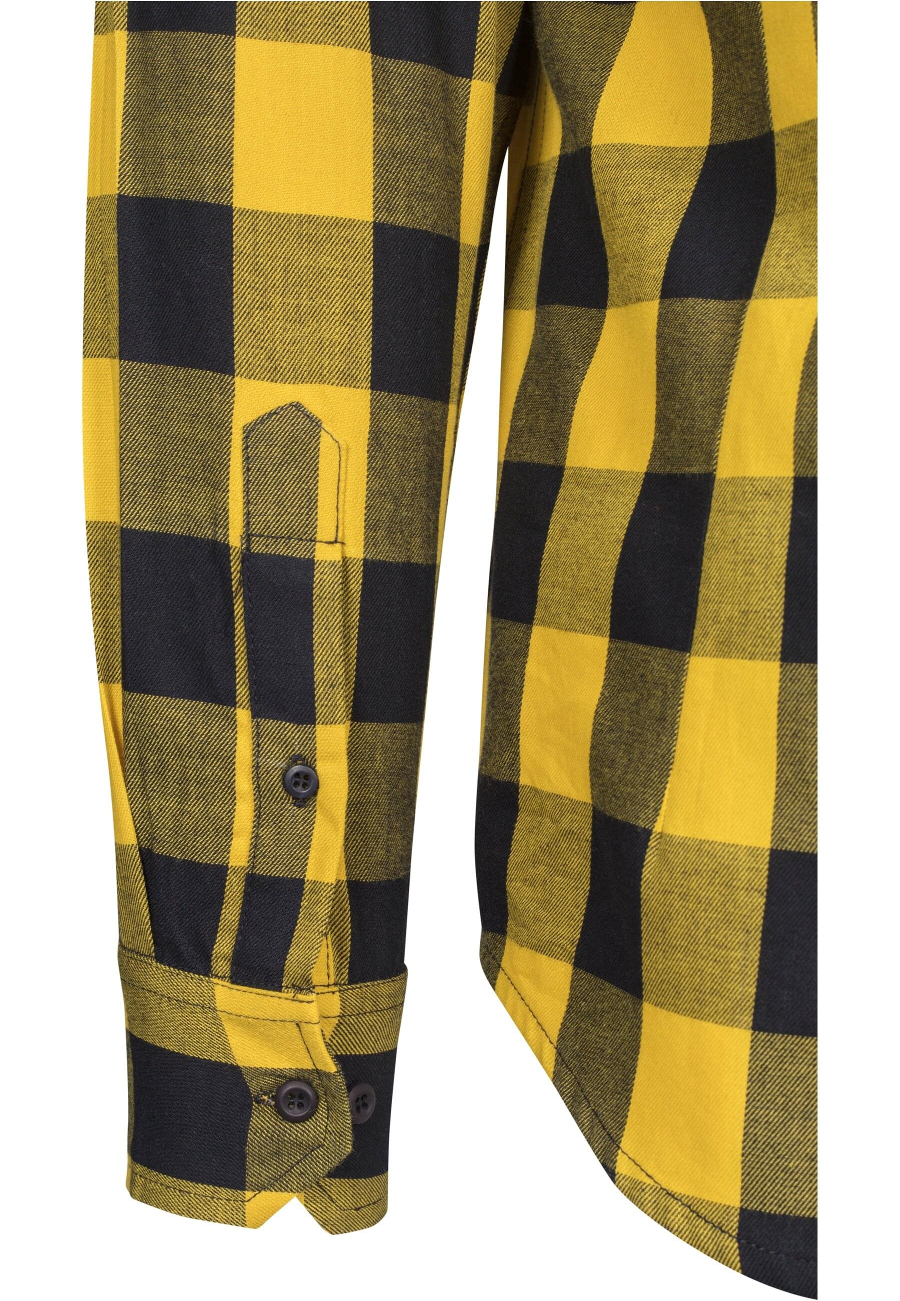 URBAN CLASSICS T-Shirt »Urban Classics Herren Checked Flanell Shirt«, (1 tlg.)