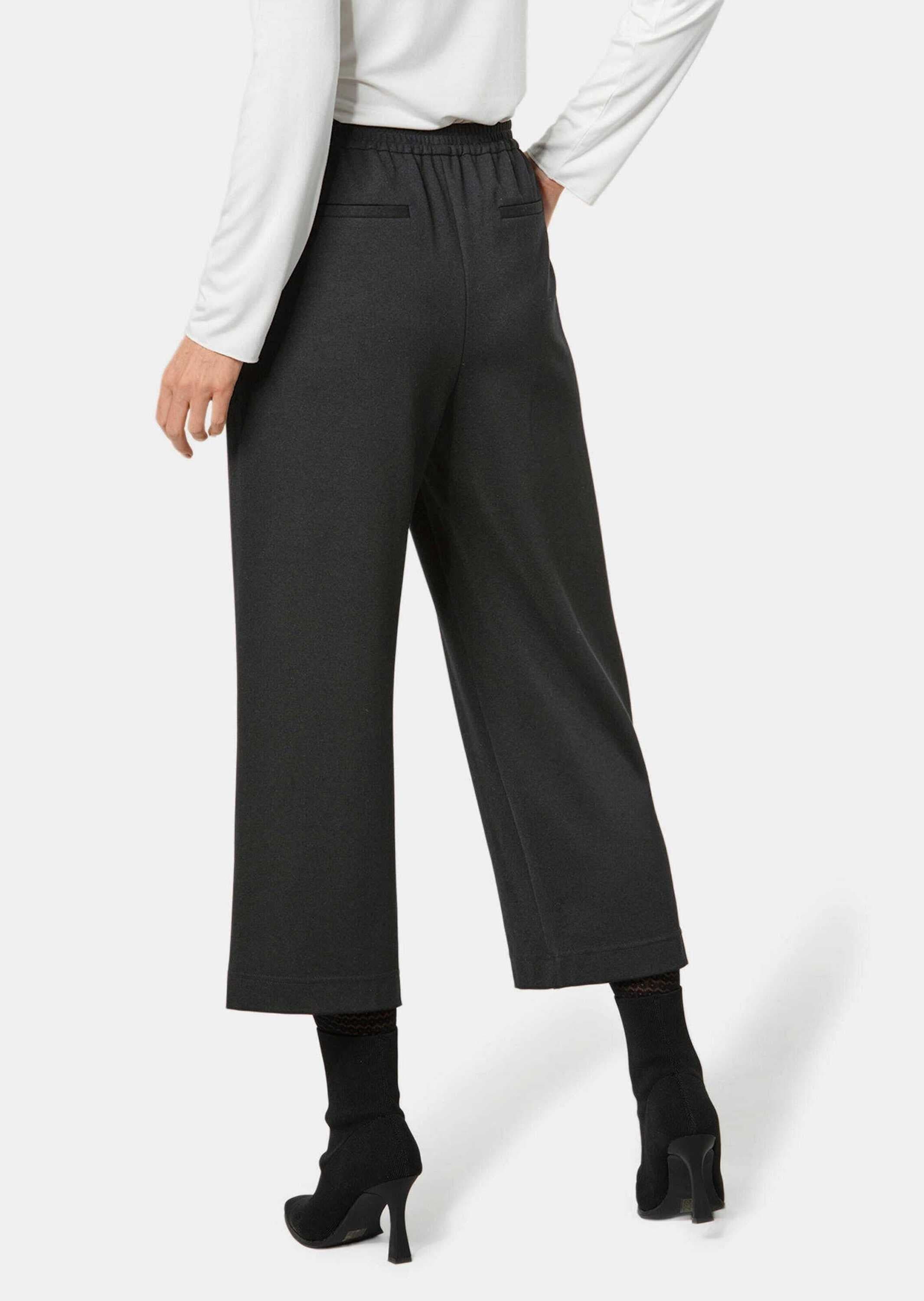 GOLDNER 7/8-Hose »Culotte Moderne Hose mit streckenden Biesen«