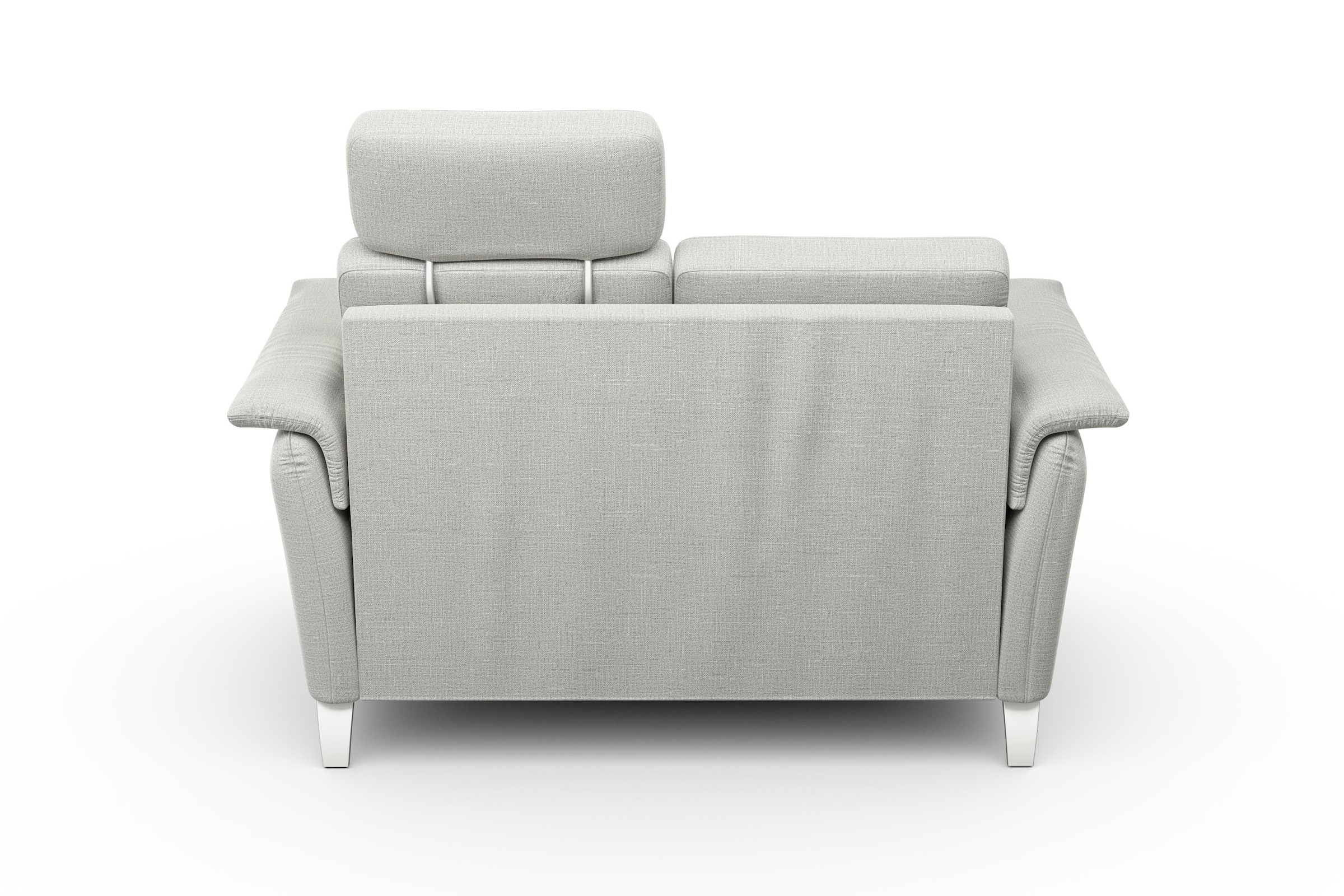 sit&more 2-Sitzer »Palmera«, Federkern-Polsterung, Steckvorrichtung für 2 Kopfstützen (optional)