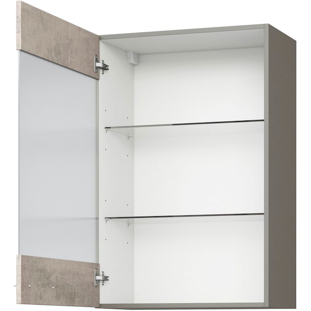 Glaseinlegeböden, cm zwei BAUR Höhe 60 Glashängeschrank bestellen 90 cm, | OG60-90«, Breite Küchen Express inklusive »Trea