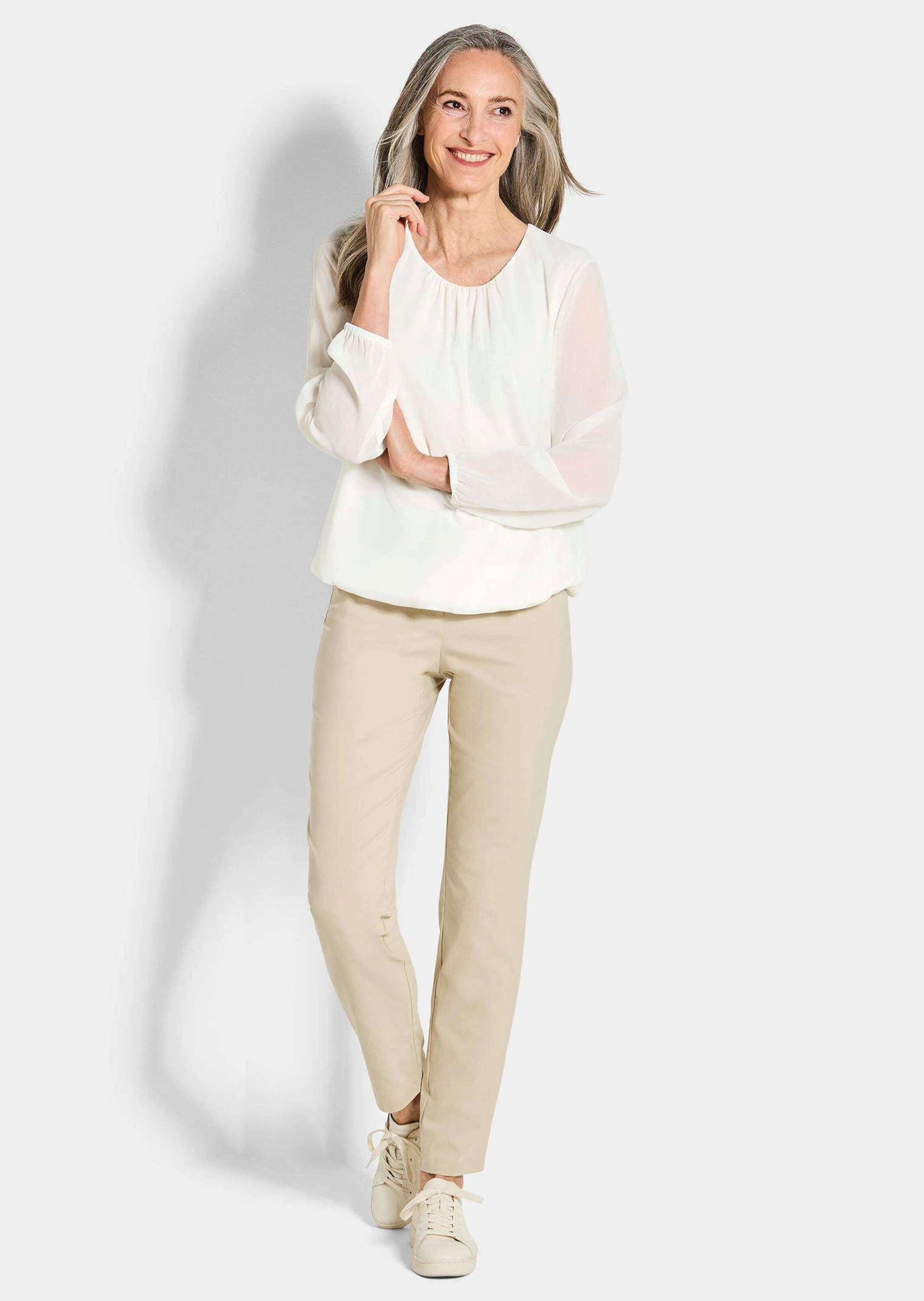 GOLDNER Klassische Bluse "Elegante Bluse aus Chiffon" günstig online kaufen