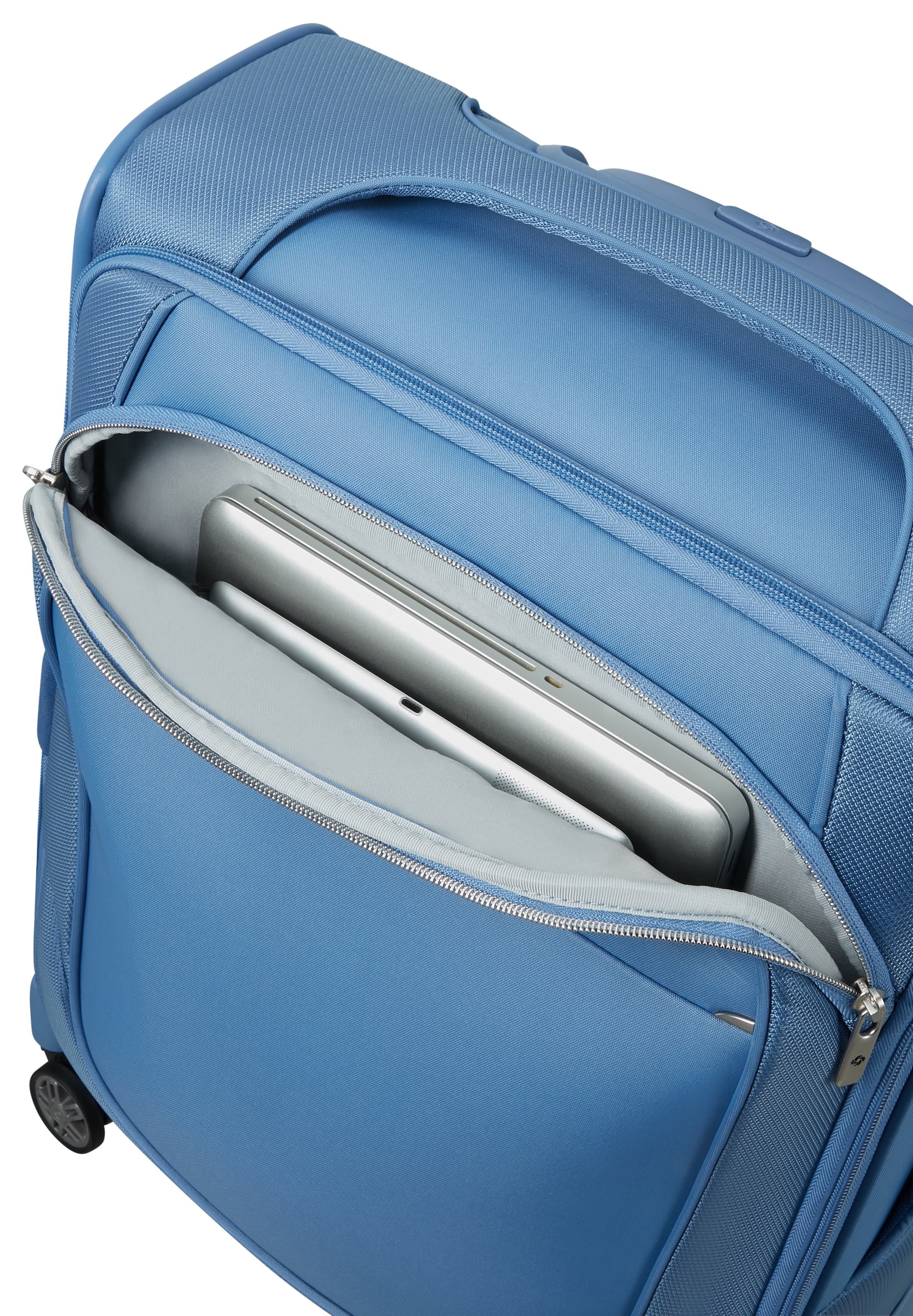 Samsonite Weichgepäck-Trolley »RE-LITE, 45 cm«, (Set, 2 St., mit Packwürfel), 2 Rollen, Underseater Handgepäck TSA-Schloss Reisekoffer Laptopfach