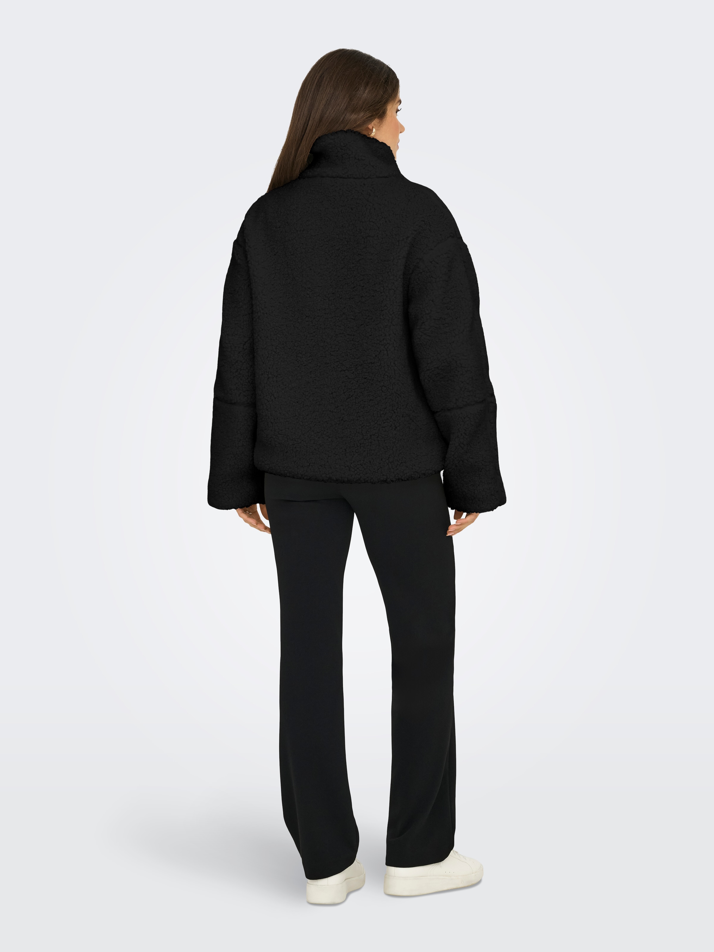 ONLY Plüschjacke »ONLASPEN LIFE TEDDY JACKET NOOS OTW« ohne Kapuze Kunstfaser