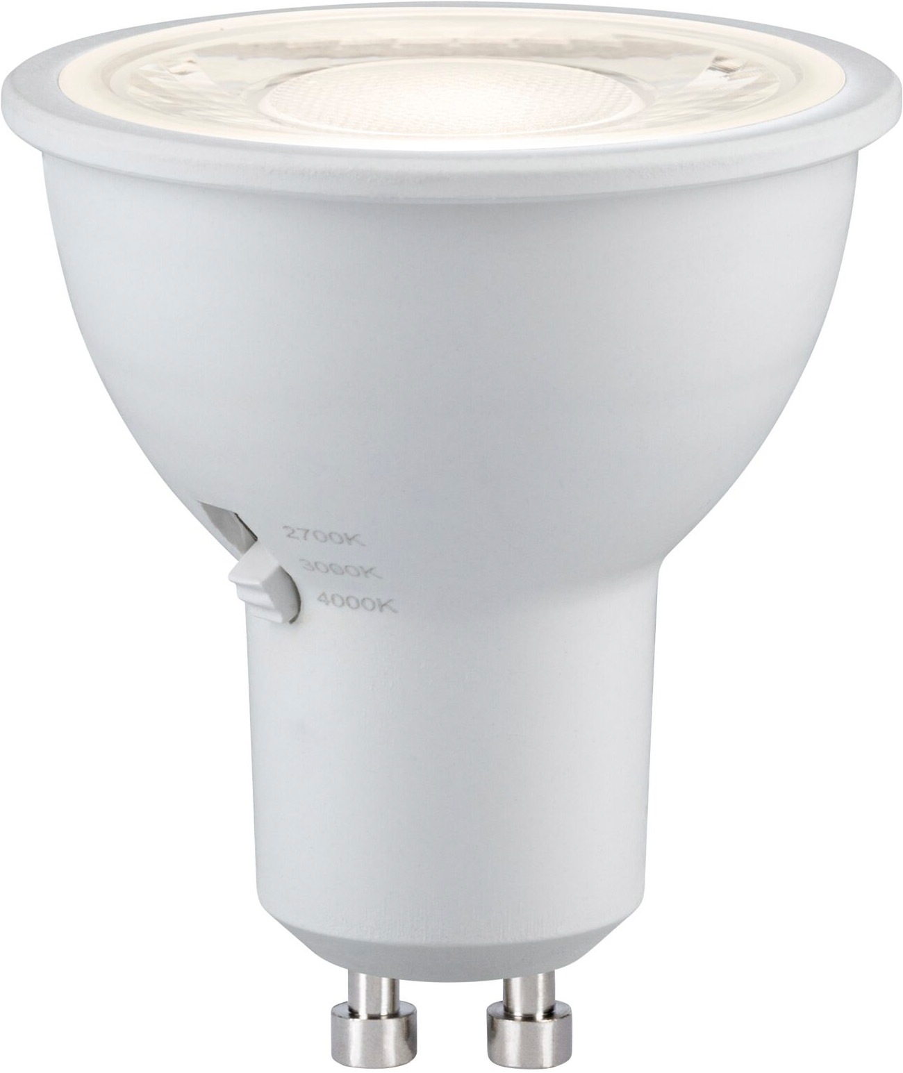 Paulmann LED-Leuchtmittel »450lm 3CCT DipSwitch 50° 4,6W 230V« GU10 1 Stk. Farbwechsler White Select