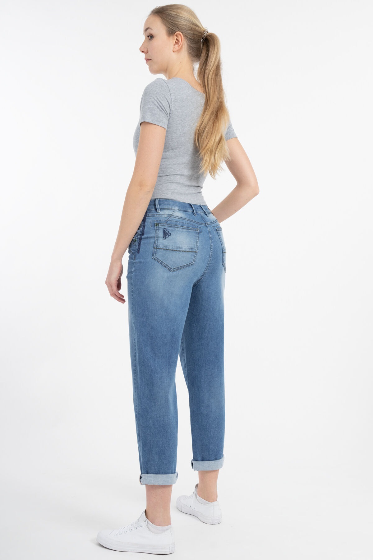 Recover Pants 5-Pocket-Jeans »Dunja«, mit ausgefallenen Details
