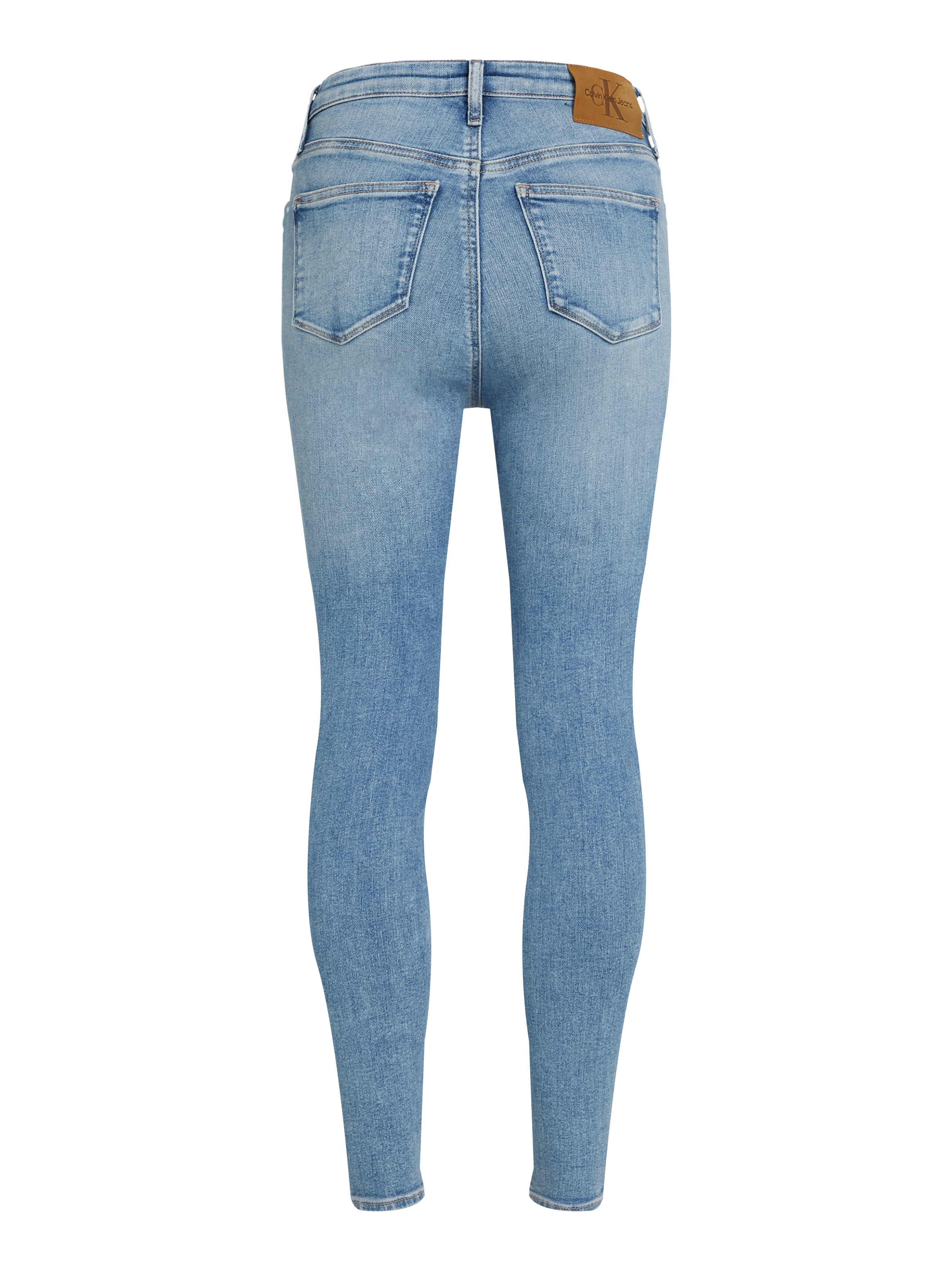 Calvin Klein Jeans Skinny-fit-Jeans »HIGH RISE SUPER SKINNY ANKLE«, mit Stoned wash Optik, mit Coinpocket