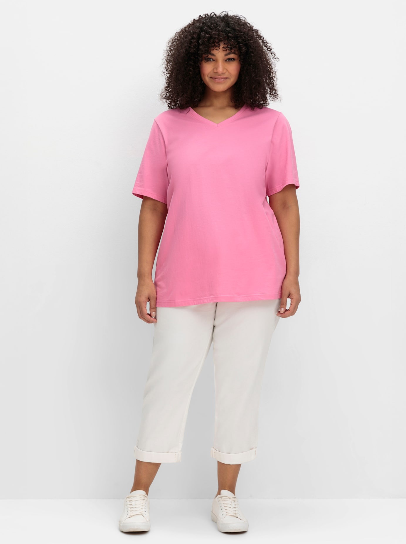 Sheego T-Shirt "T-Shirt", (1 tlg.) günstig online kaufen