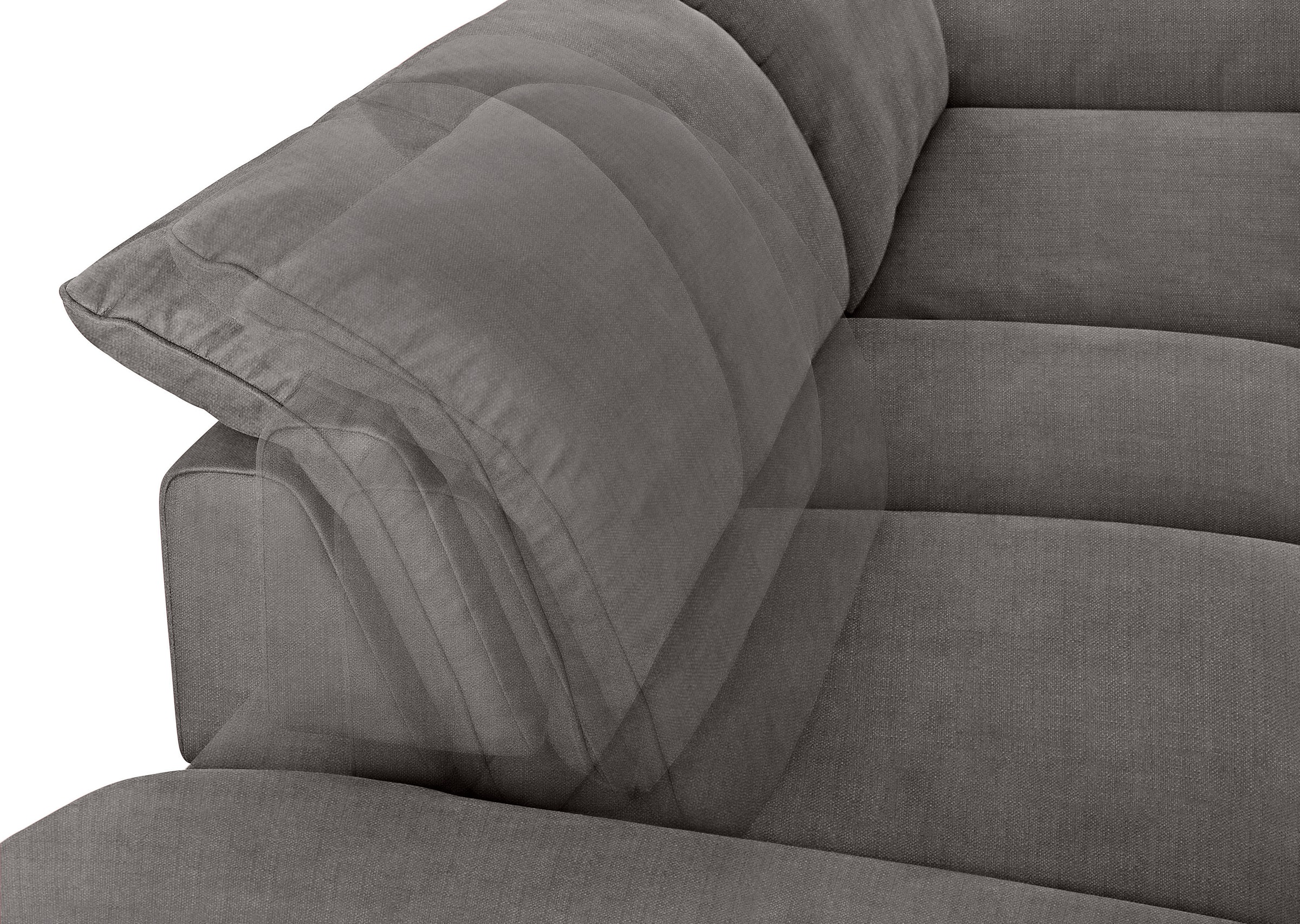 W.SCHILLIG Ecksofa »enjoy&MORE, Designsofa, bequem, zeitlos und elegant, L-Form«, Sitztiefenverstellung, Füße bronze pulverbeschichtet, Breite 310 cm