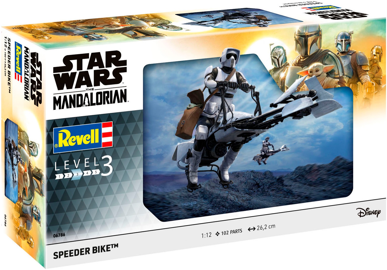 Revell® Modellbausatz »Speeder Bike™: The Mandalorian«, 1:12, Made in Europe