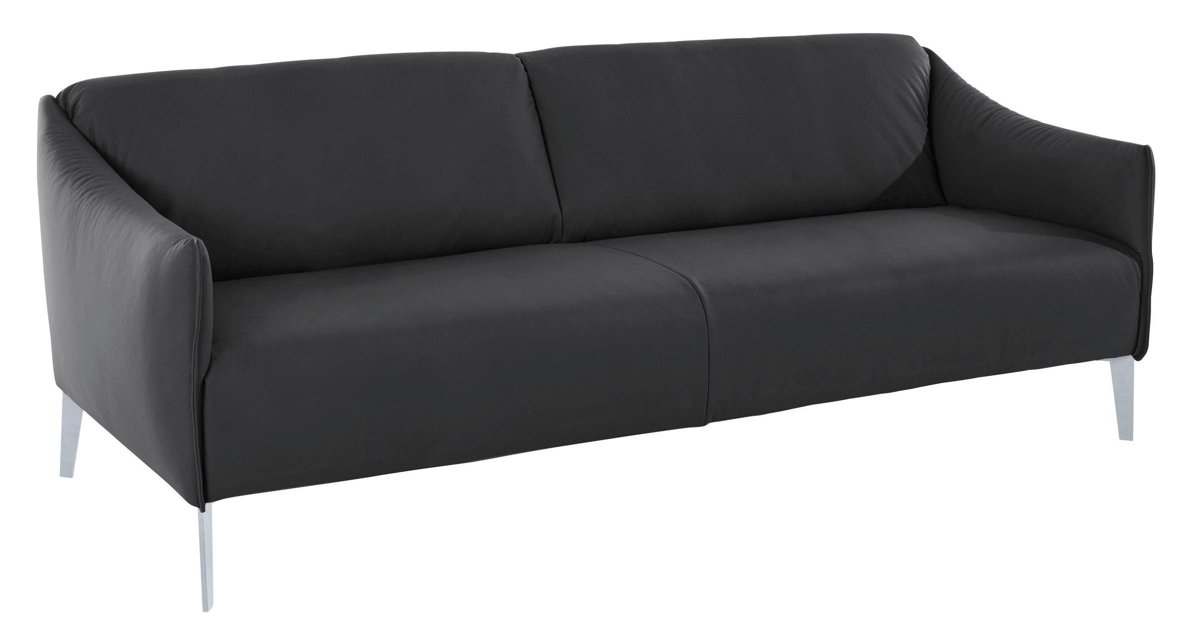 W.SCHILLIG 2,5-Sitzer »sally«, mit Metall-Winkelfüßen in Silber matt, Breite 194 cm