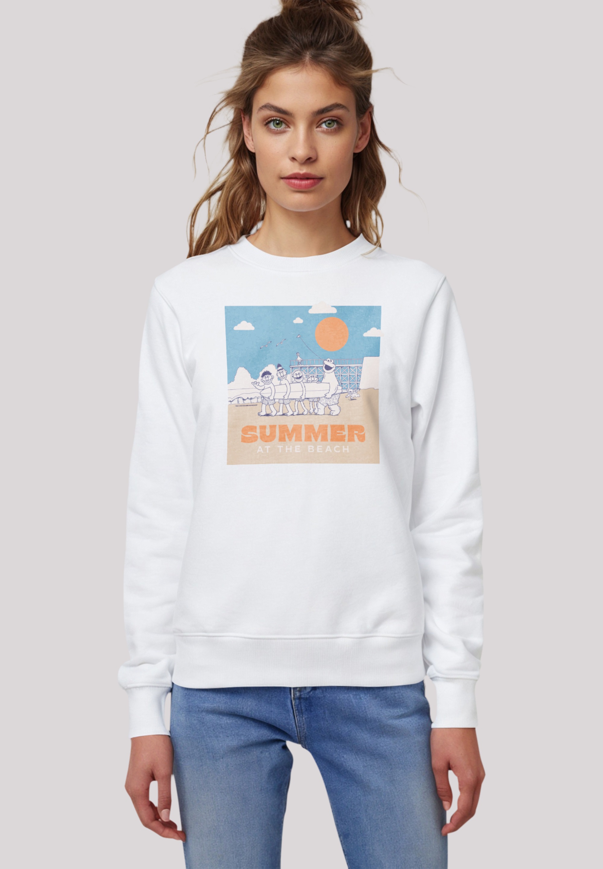 F4NT4STIC Sweatshirt "Sesamstraße Summer at the Beach", Premium Qualität,No günstig online kaufen