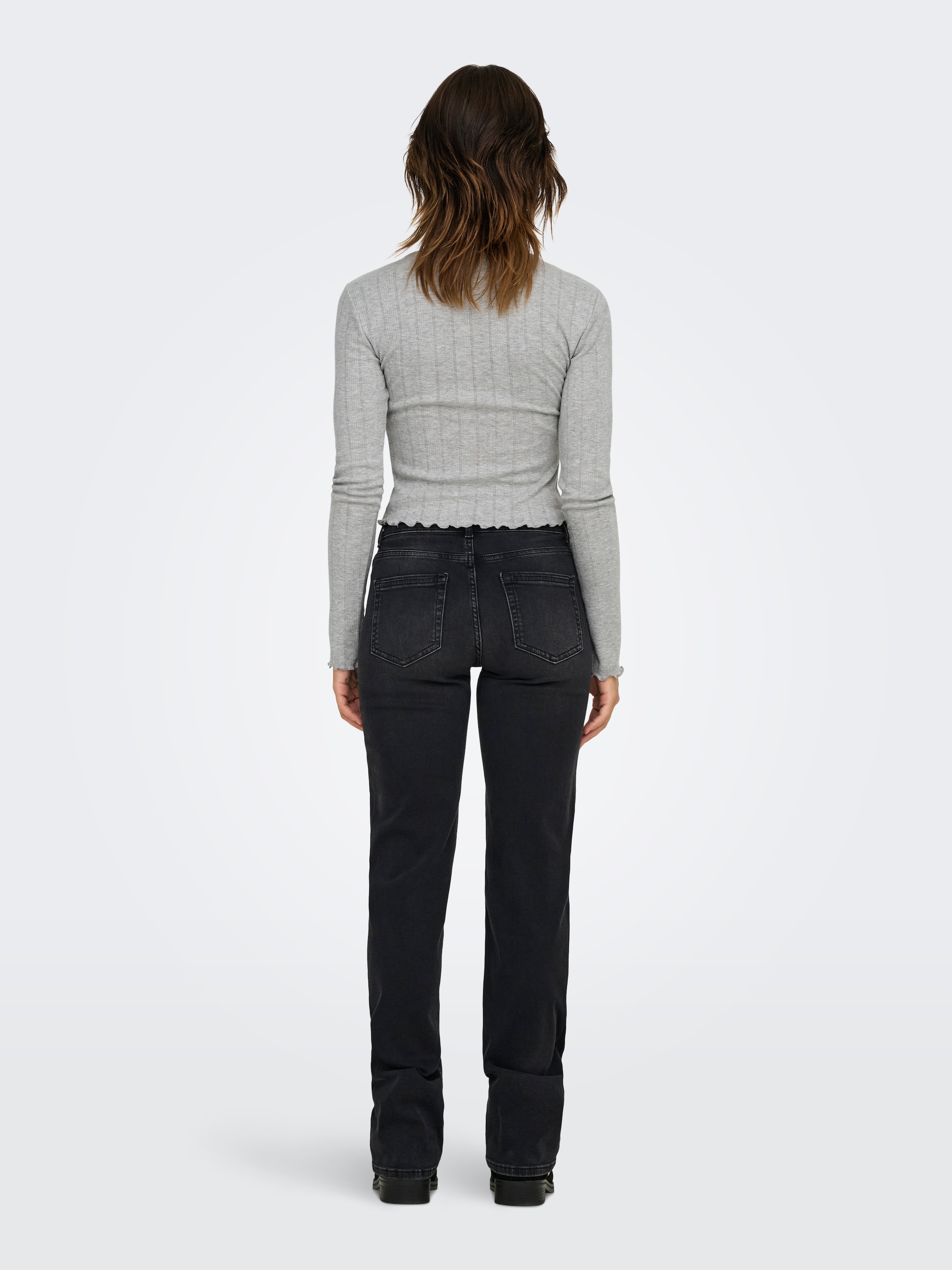 ONLY Langarmshirt »ONLCARLOTTA L/S WRAP TOP JRS«