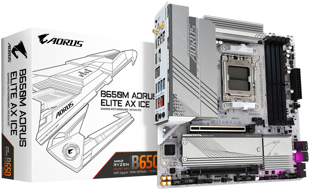 Gigabyte Mainboard »B650M AORUS ELITE AX«