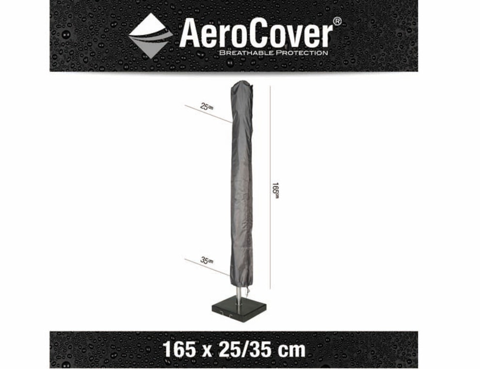 Aerocovers Sonnenschirm-Schutzhülle »Schirmhülle H165x25/35«, Schirmhülle H165x25/35 cm