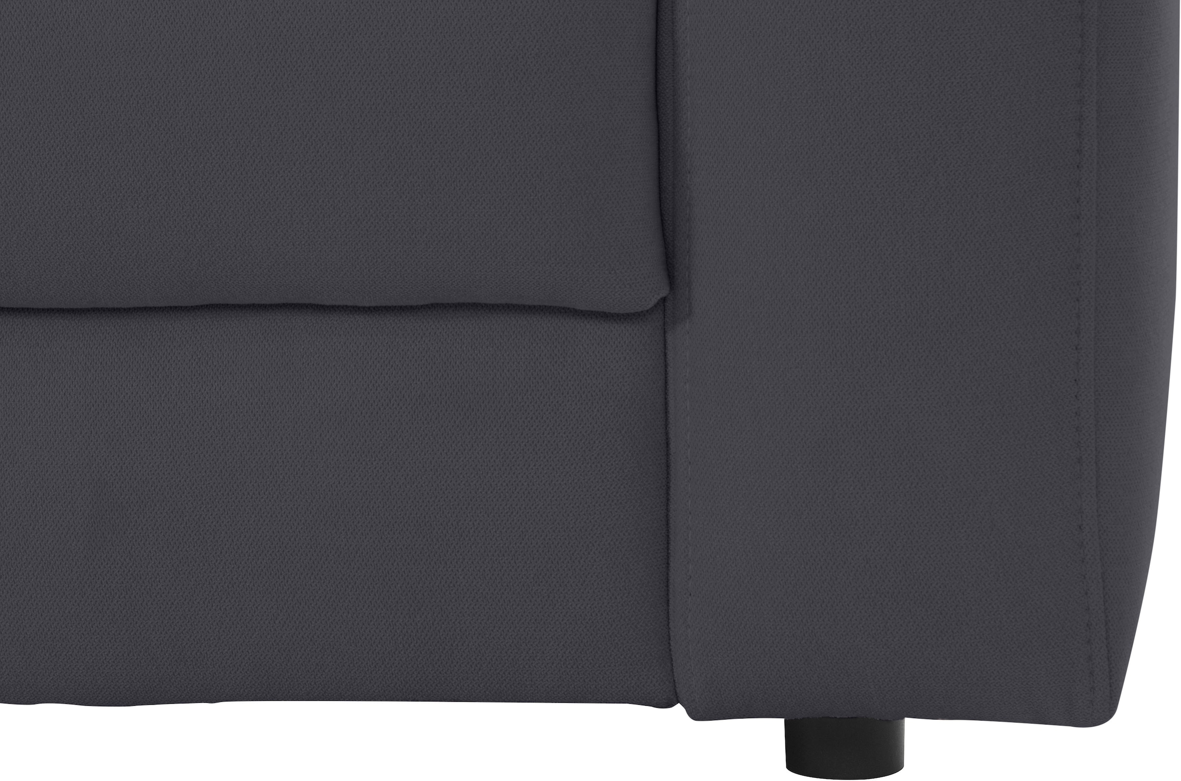 Places of Style Ecksofa »Bloomfield, L-Form«, extra tiefe Sitzfläche, wahlweise mit Sitztiefenverstellung