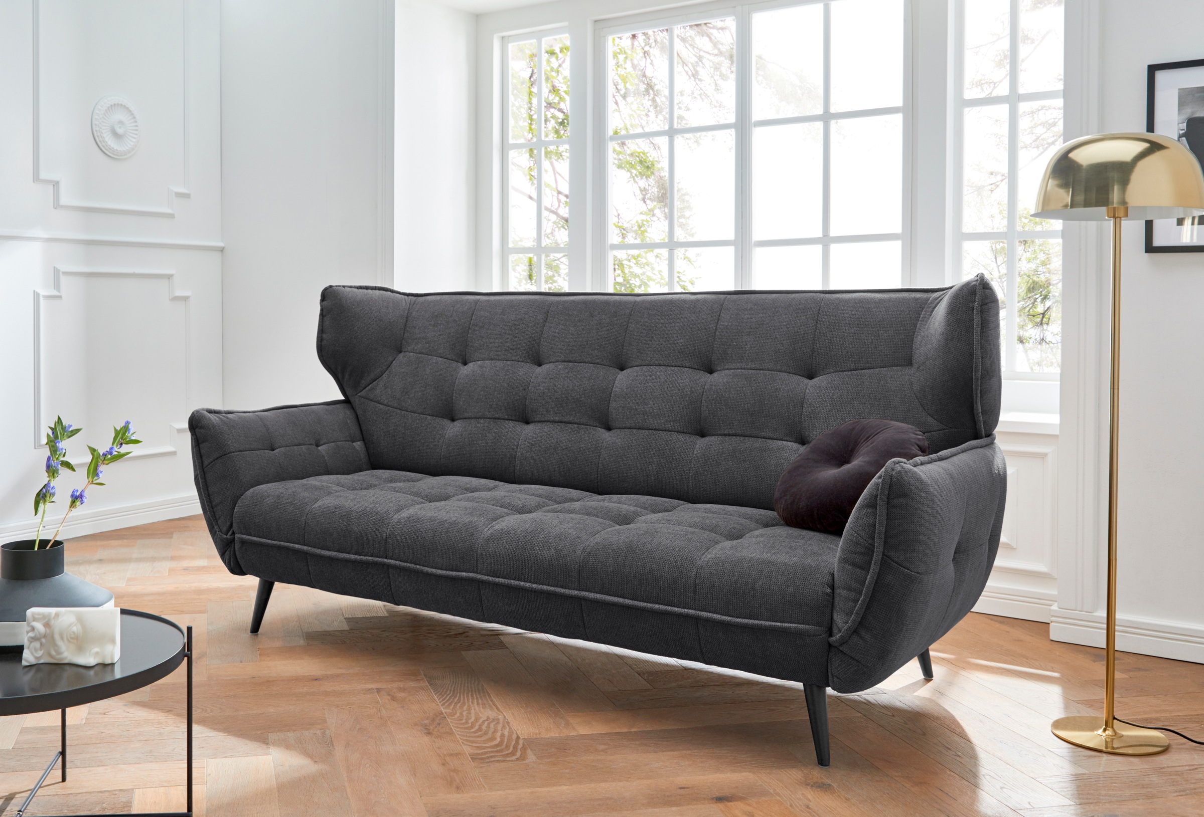 Leonique 3-Sitzer »Ariana«, Big-Sofa bzw. stylischer Hochlehner