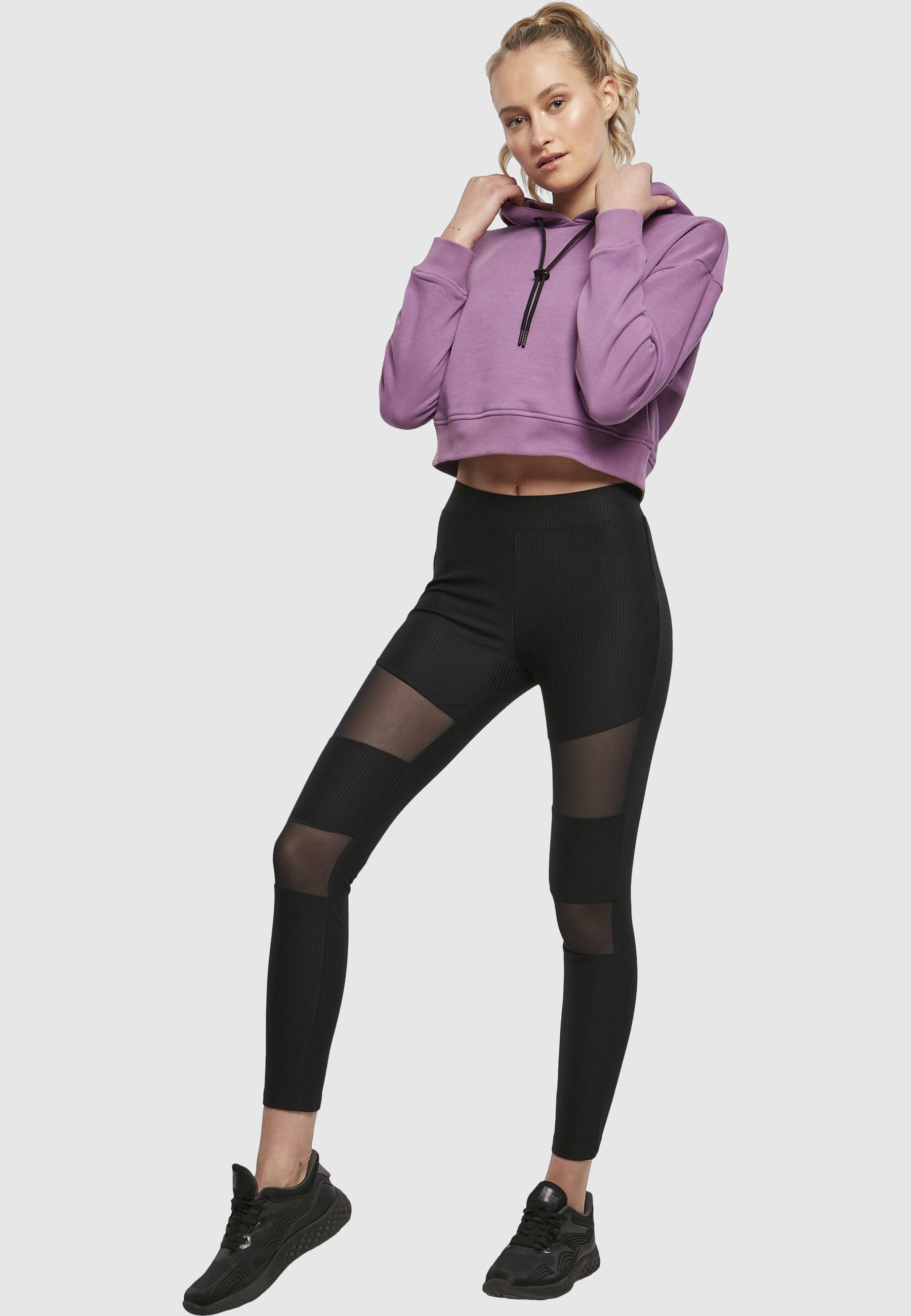 URBAN CLASSICS Sweatshirt »Urban Classics Damen Ladies Short Terry Hoody«, 1 Stk.
