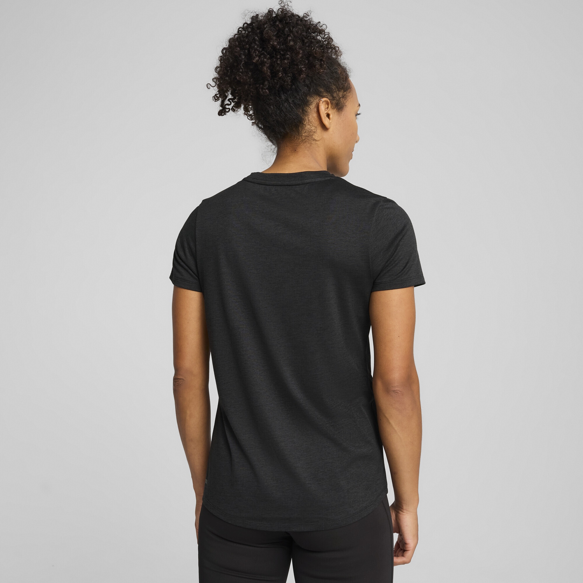 PUMA Trainingsshirt »TAD ESSENTIALS Meliertes T-Shirt Damen«