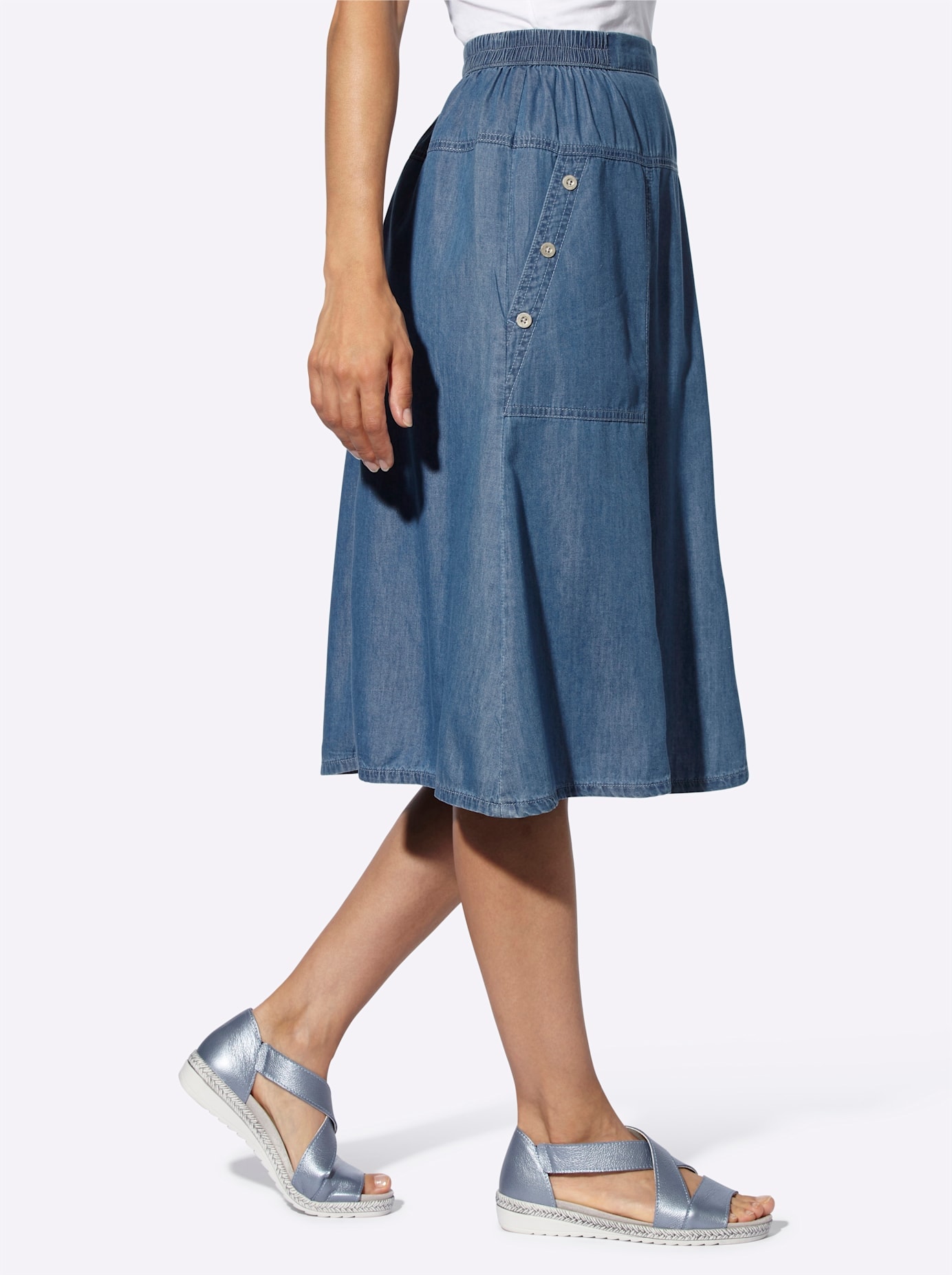 Classic Basics Jeansrock