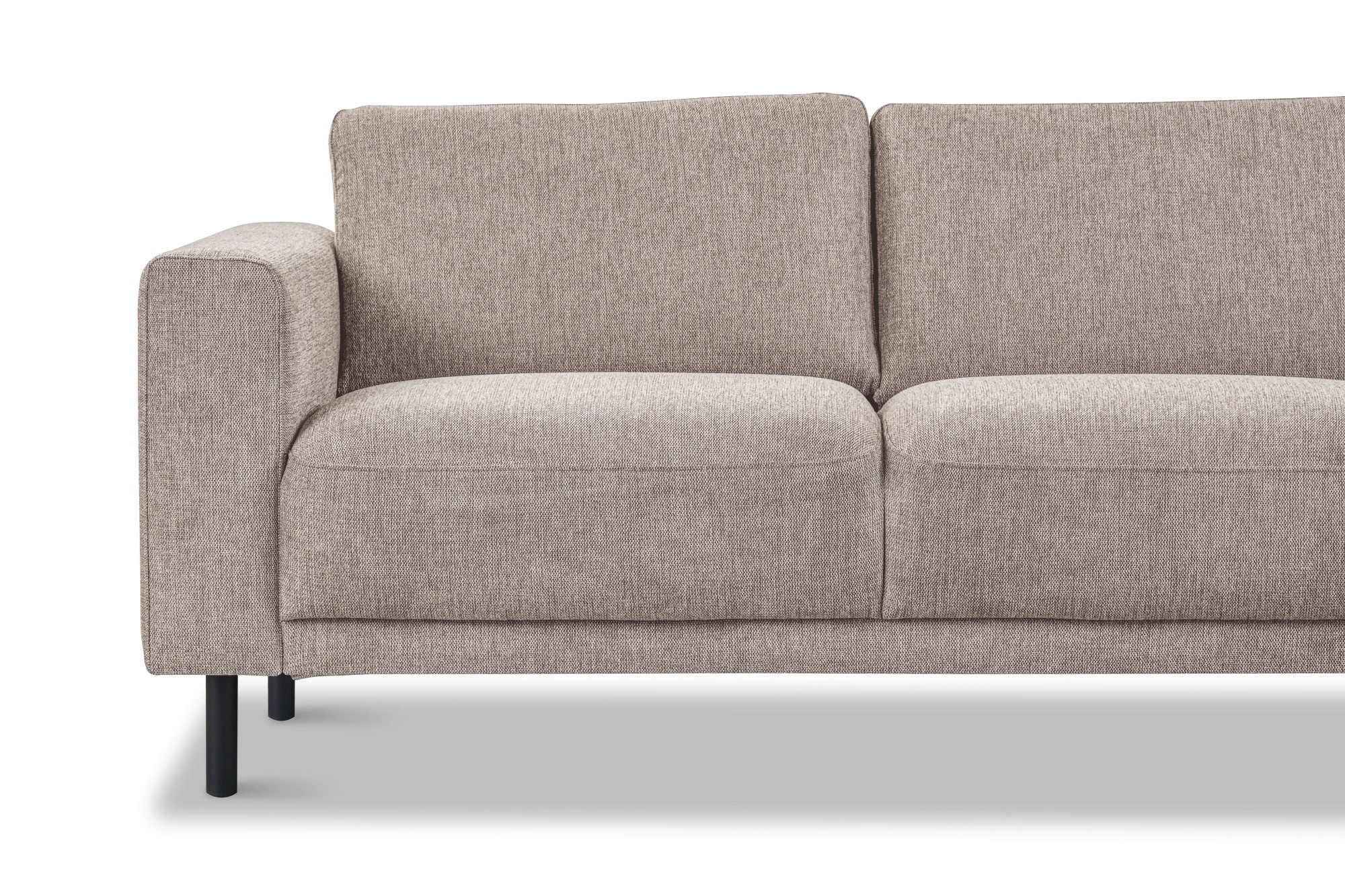 Home affaire Ecksofa »Sveeva, L-Form, B.240 cm, schwarze Metallfüße« langlebiger Webstoff, mit Wellenunterfederung, viele Farben