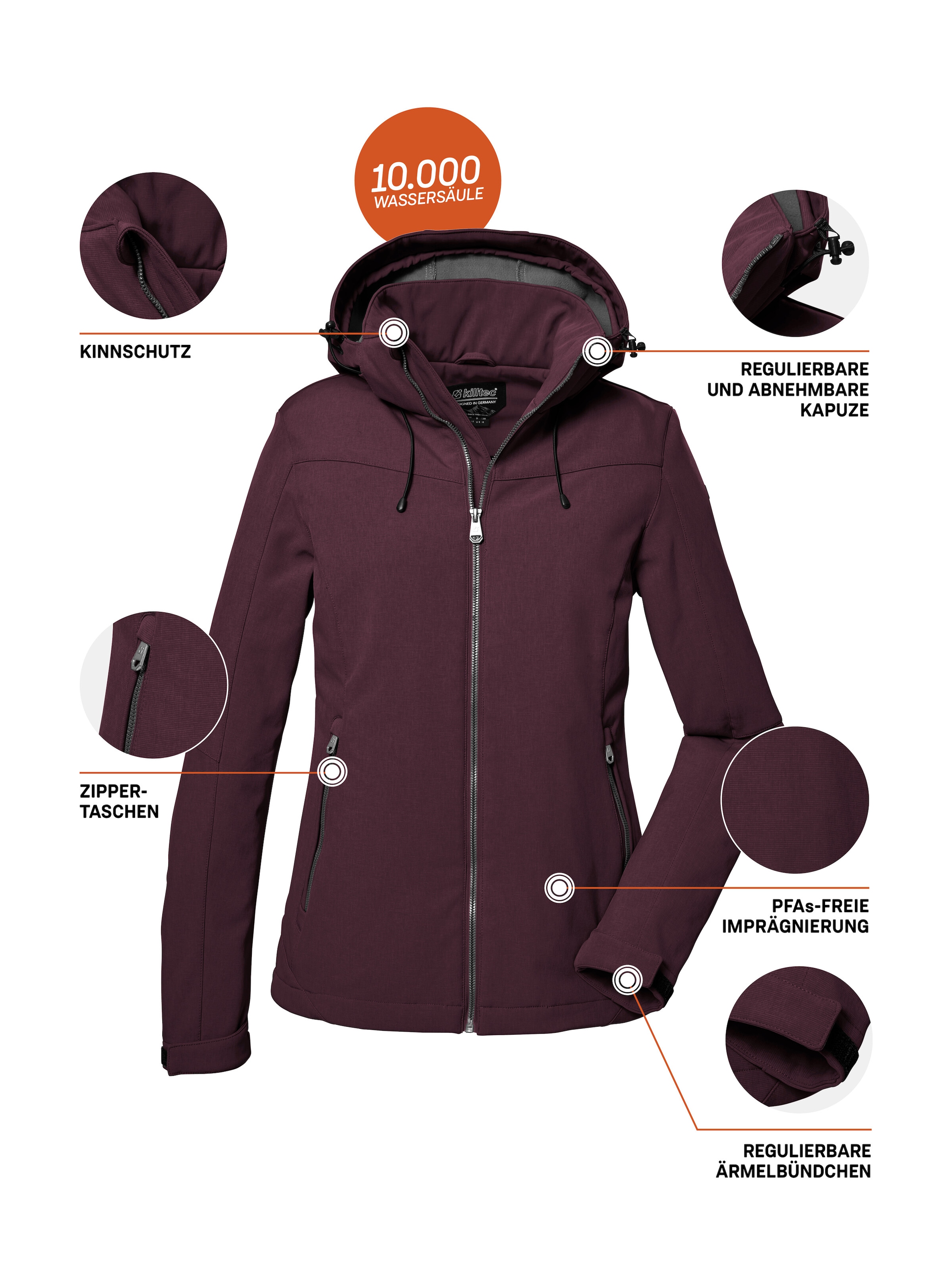 Killtec Softshelljacke »Damen Softshelljacke«