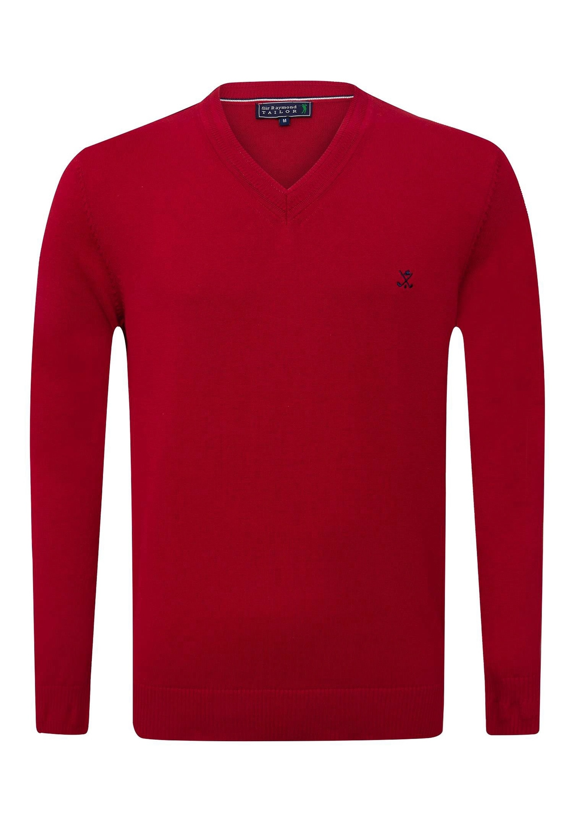 SIR RAYMOND TAILOR Strickpullover »Los Angeles«, (1 tlg.), mit klassischem V-Ausschnitt