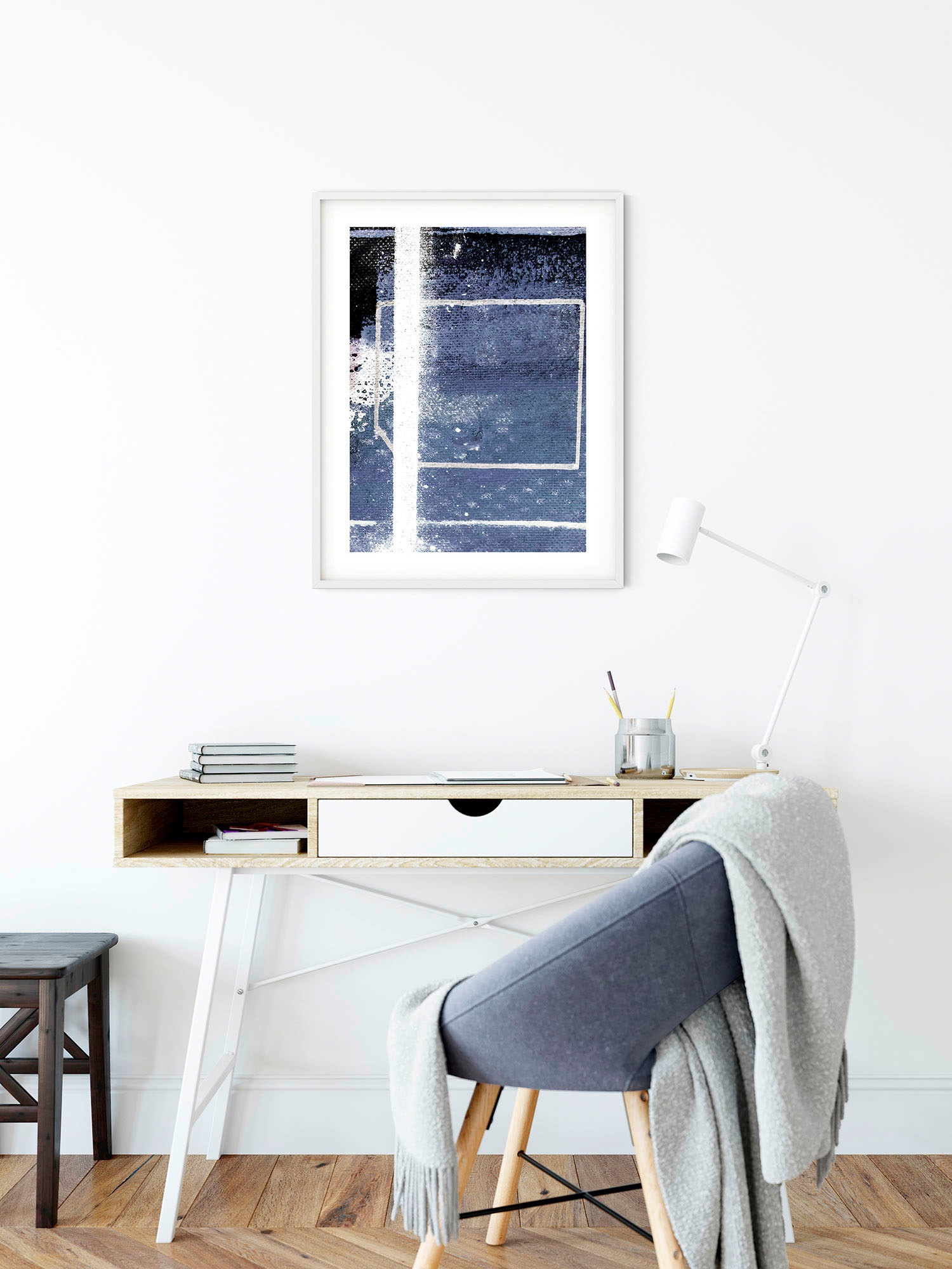 Komar Bild "Bluely Arrangement" Natur 1 Stk. tlg. Wandbild zur Dekoration - günstig online kaufen