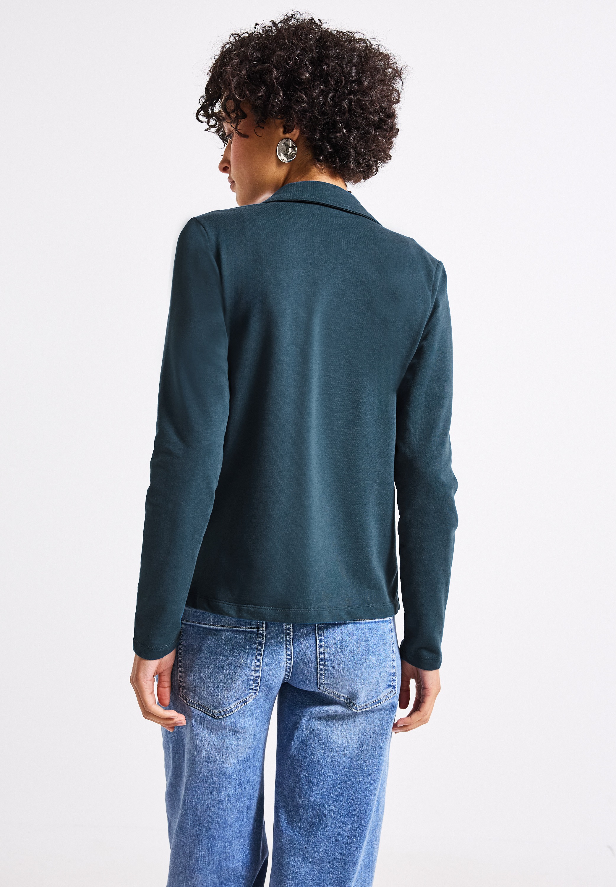STREET ONE Kurzblazer, aus Baumwolle mit Stretchanteil