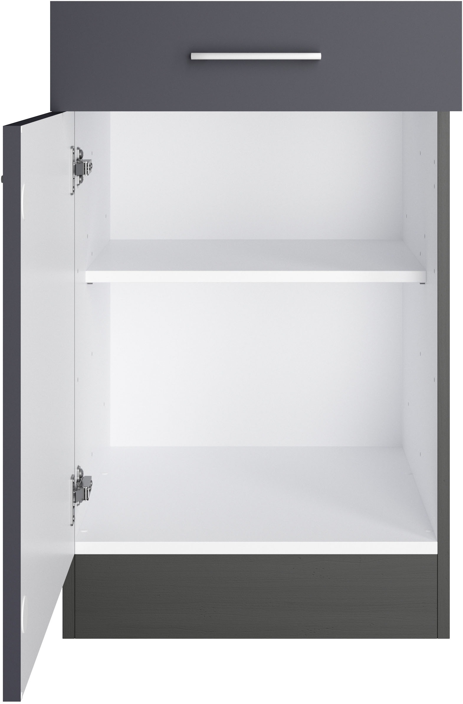 Thumbnail - KOCHSTATION Unterschrank "KS-Milan" Unterschrank 50 cm, matte oder hochglänzende Fronten