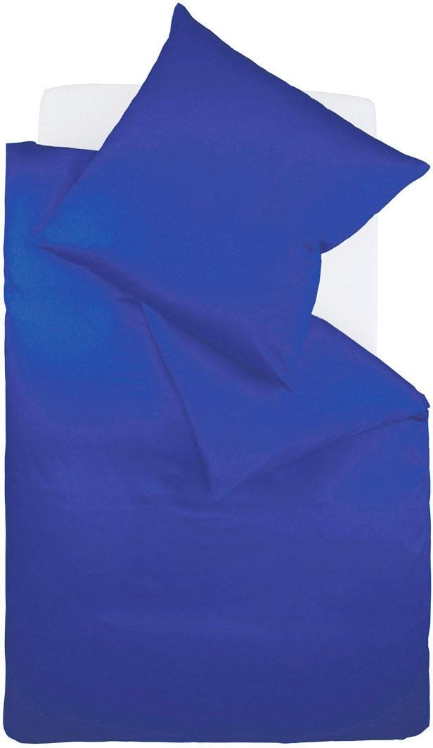 fleuresse Bettwäsche "Colours in 135x200, 155x220 oder 200x200 cm" 2 Stk. Bettwäsche aus 100% Baumwolle, uni, mit Reißverschluss