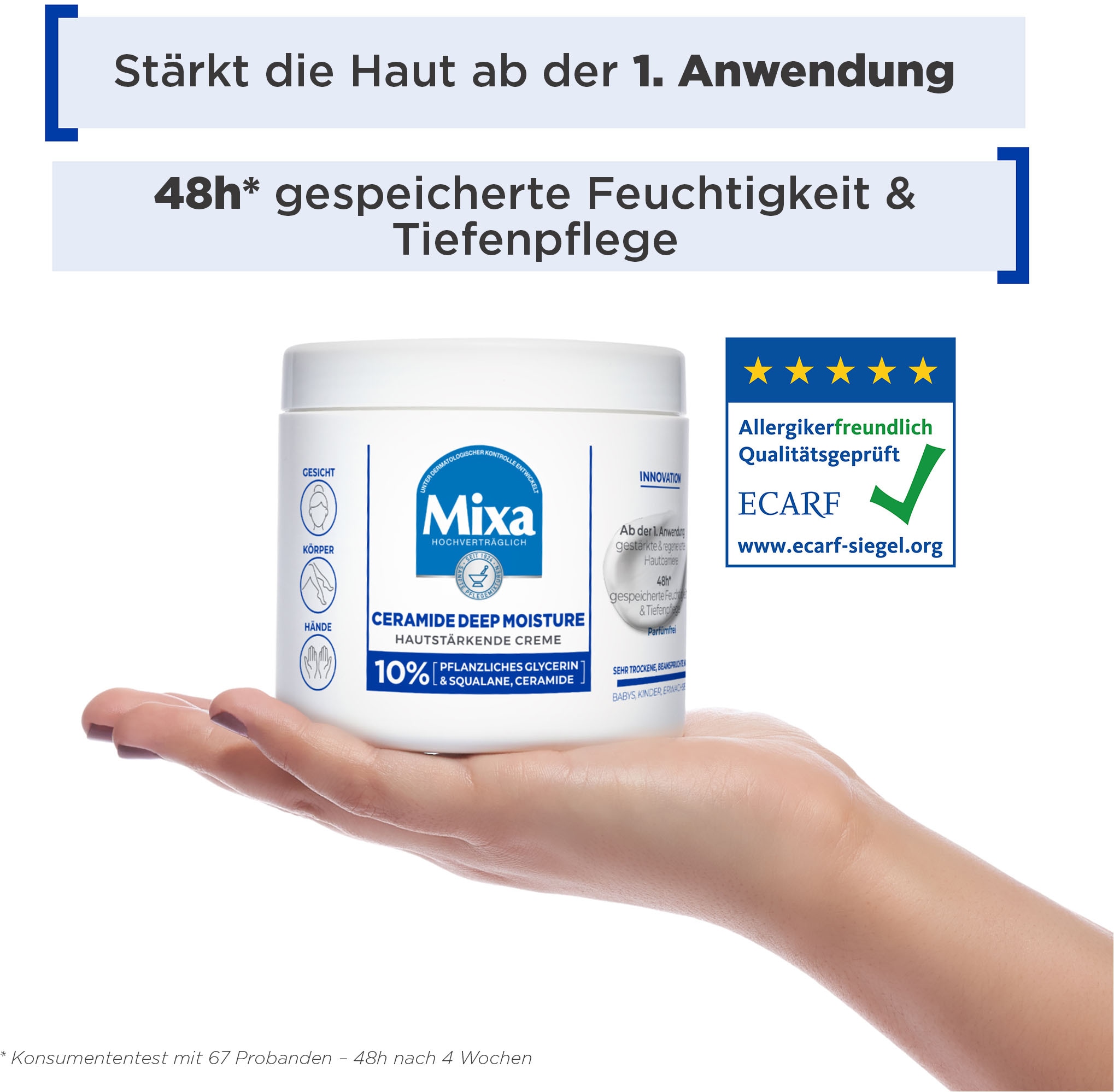 Mixa Körpercreme »Mixa Ceramide Protect Creme«, mit Ceramiden