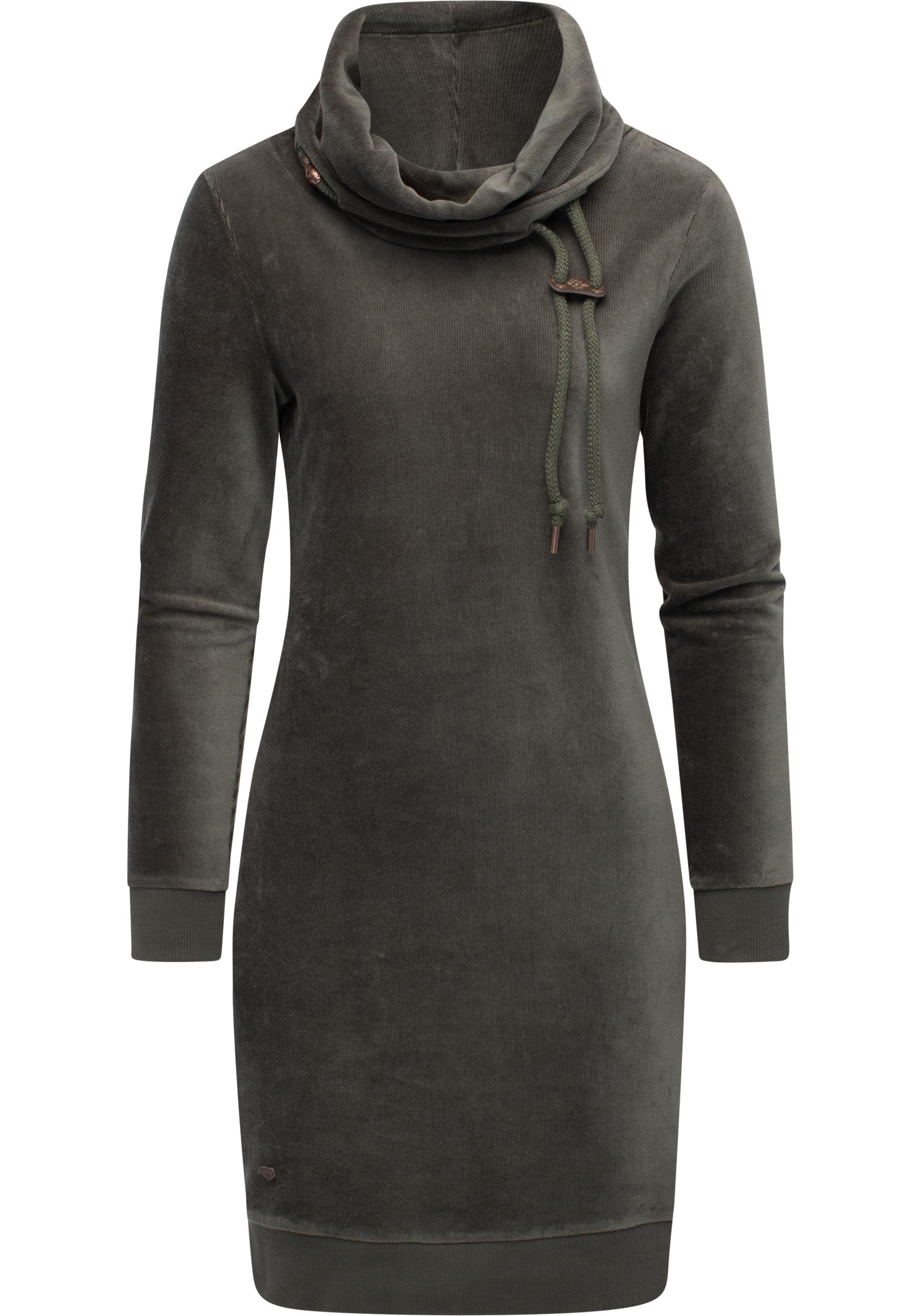 Ragwear Sweatkleid "Chloe Velvet", stylisches Langarmkleid in Samtoptik günstig online kaufen