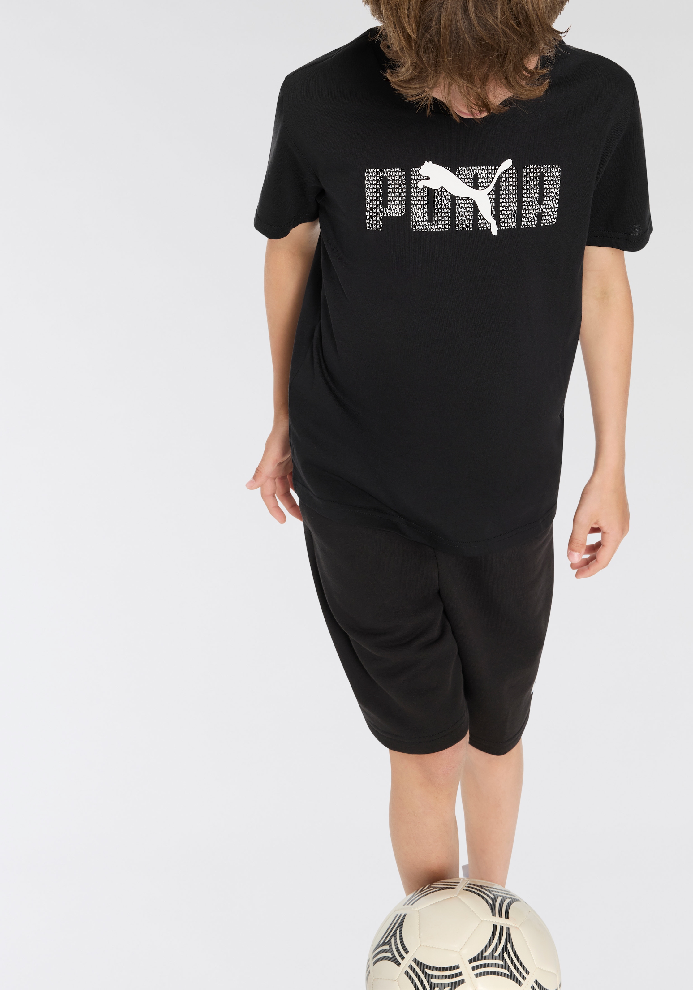 PUMA T-Shirt »ESS LOGO LAB TEE B«