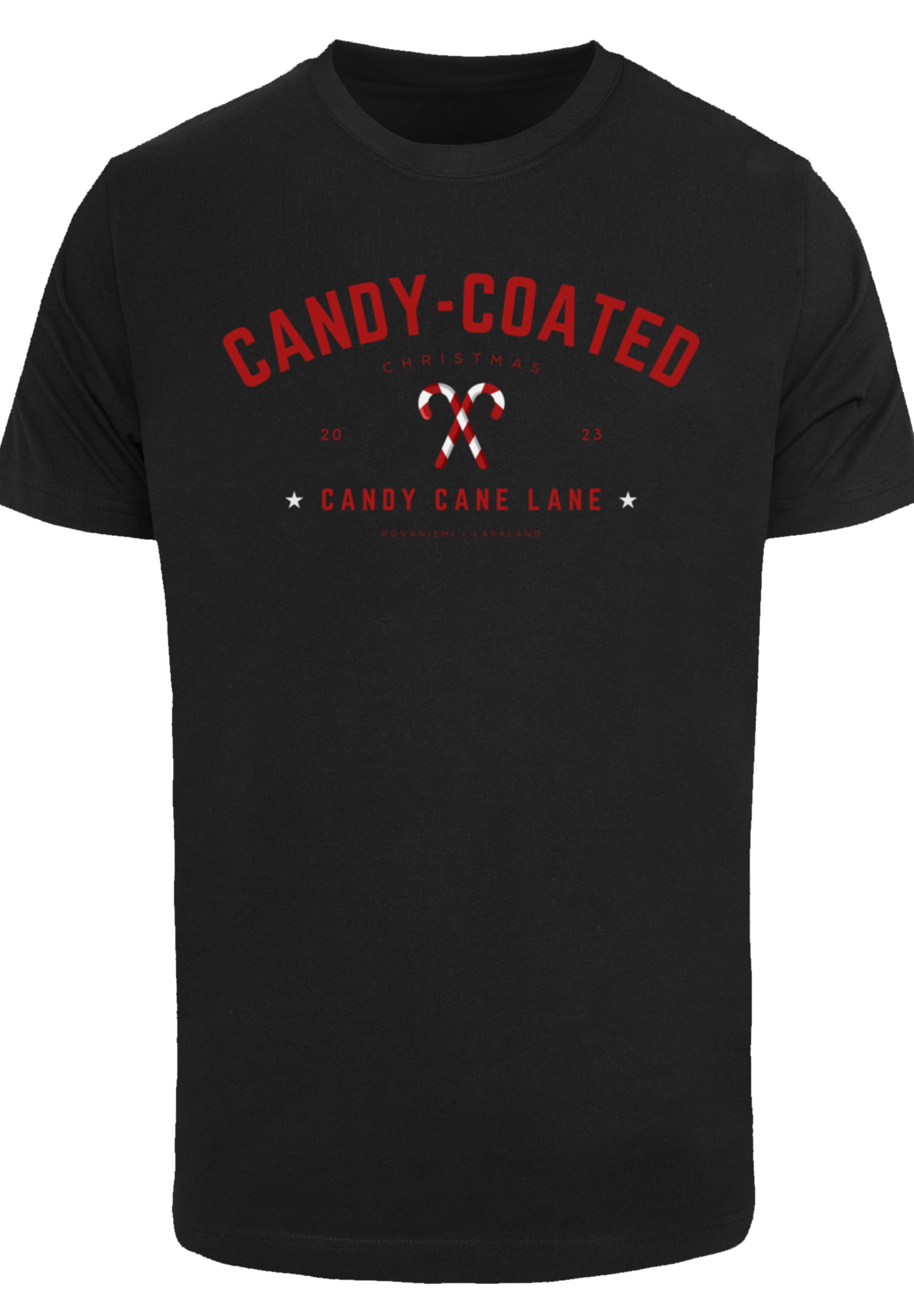 F4NT4STIC T-Shirt »Weihnachten Candy Coated Christmas«, Weihnachten, Geschenk, Logo