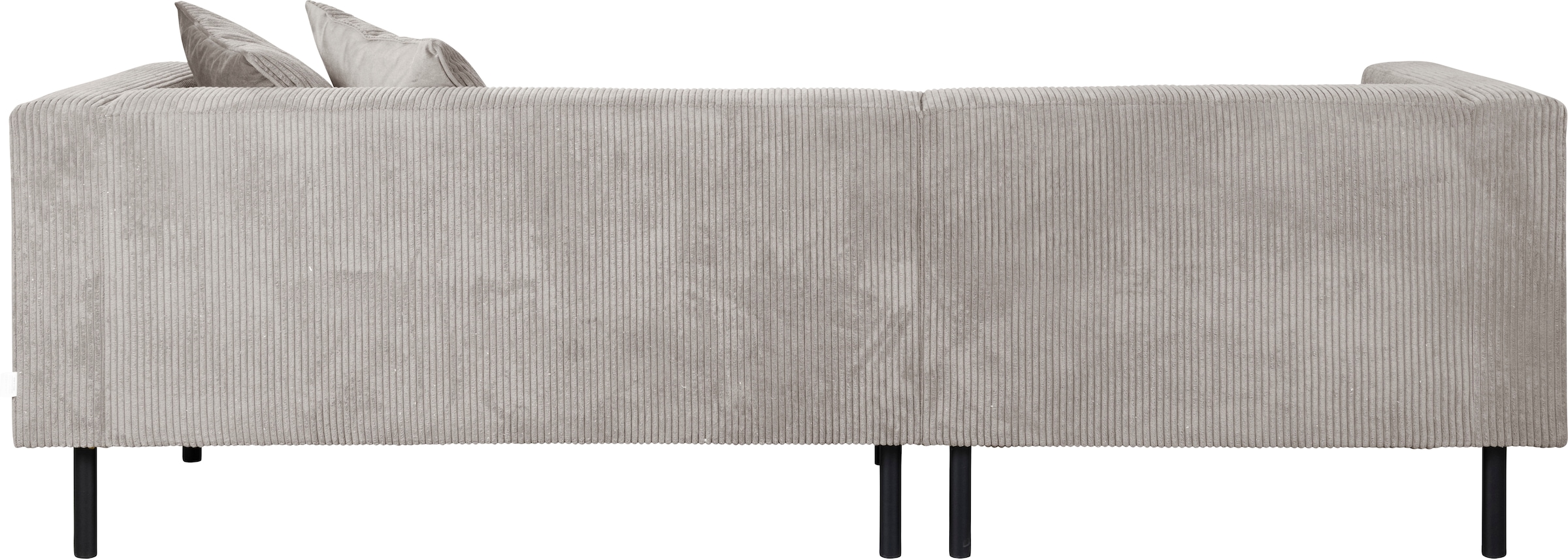 Guido Maria Kretschmer Home&Living Ecksofa »Lillibeth L-Form Designsofa, Maße B/T/H: 240/173/83 cm«, Zierkissen als Wendekissen, in Samtoptik oder Cord