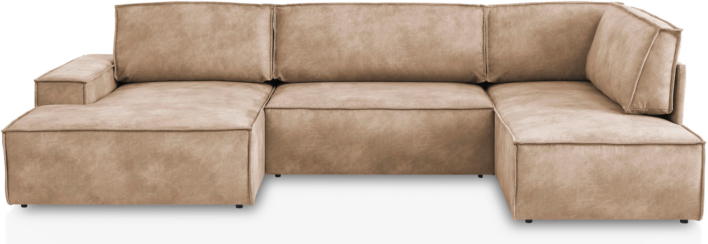 Home affaire Wohnlandschaft "SHERWOOD 329 cm, U-Form, Schlafsofa,", Schlaff günstig online kaufen