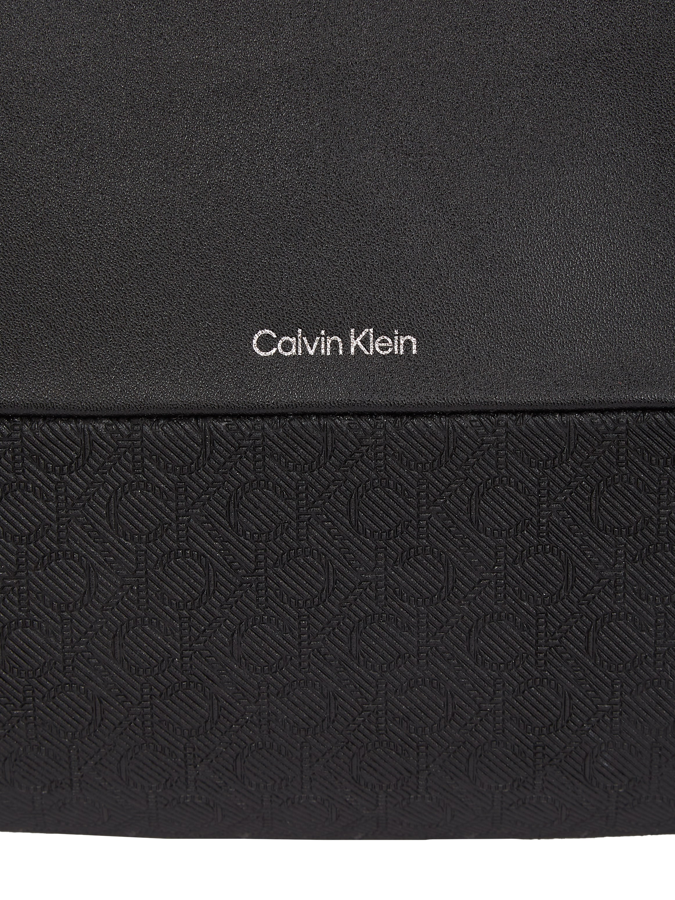 Calvin Klein Schultertasche »CK MIXMEDIA CONVERTIBLE BAG_MONO«, Umhängetasche, Handtasche Damen, mit Reißverschluss