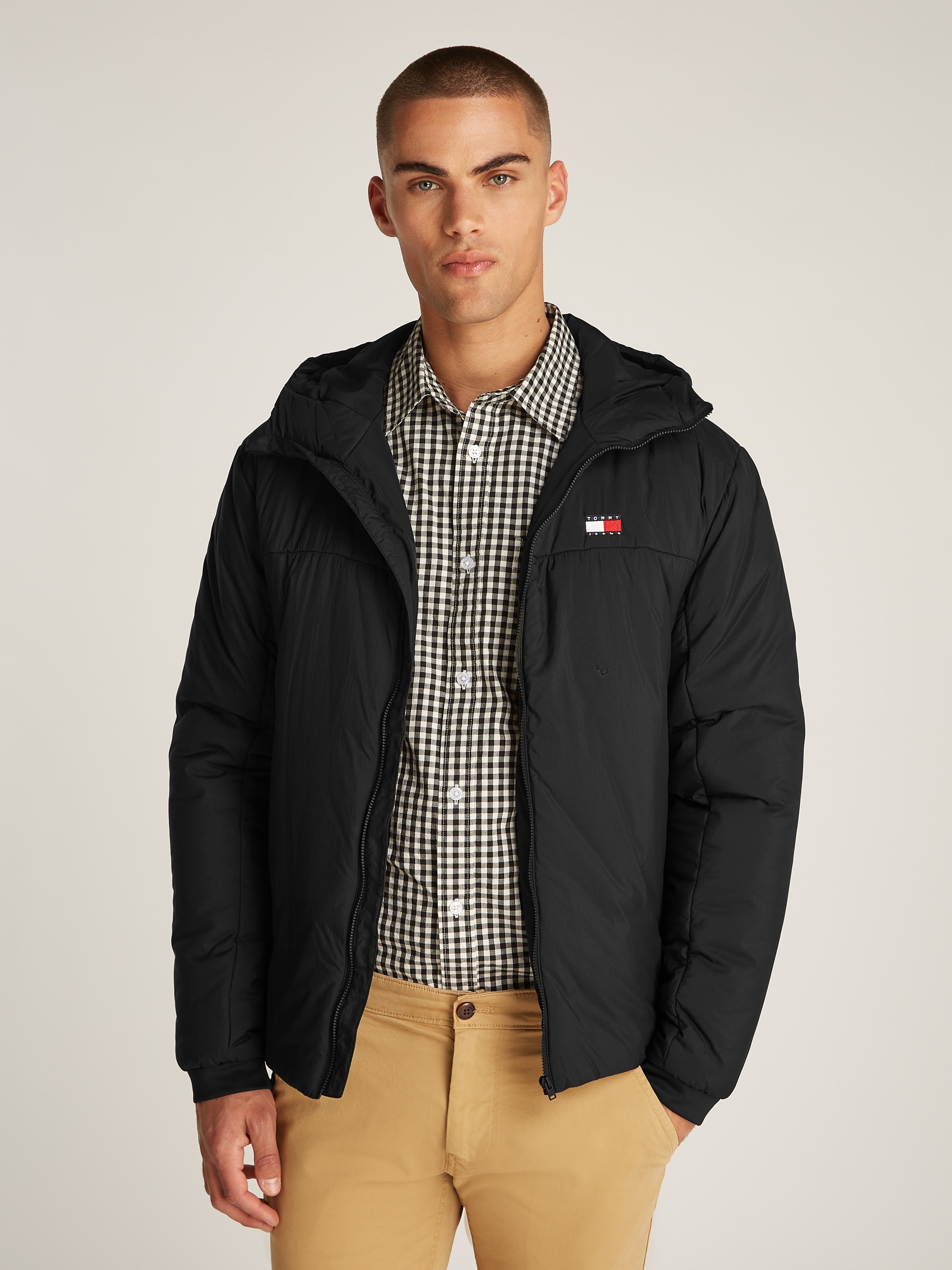 Tommy Jeans Plus Allwetterjacke "TJM LT POLY JACKET EXT", mit Kapuze, in Gr günstig online kaufen