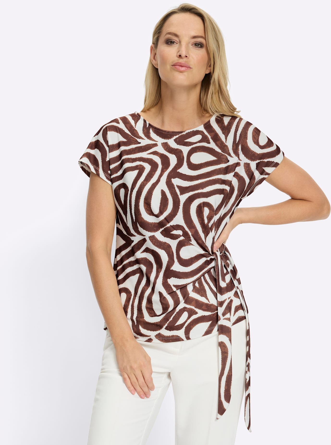 heine Kurzarmshirt »Druck-Shirt« 1 tlg.