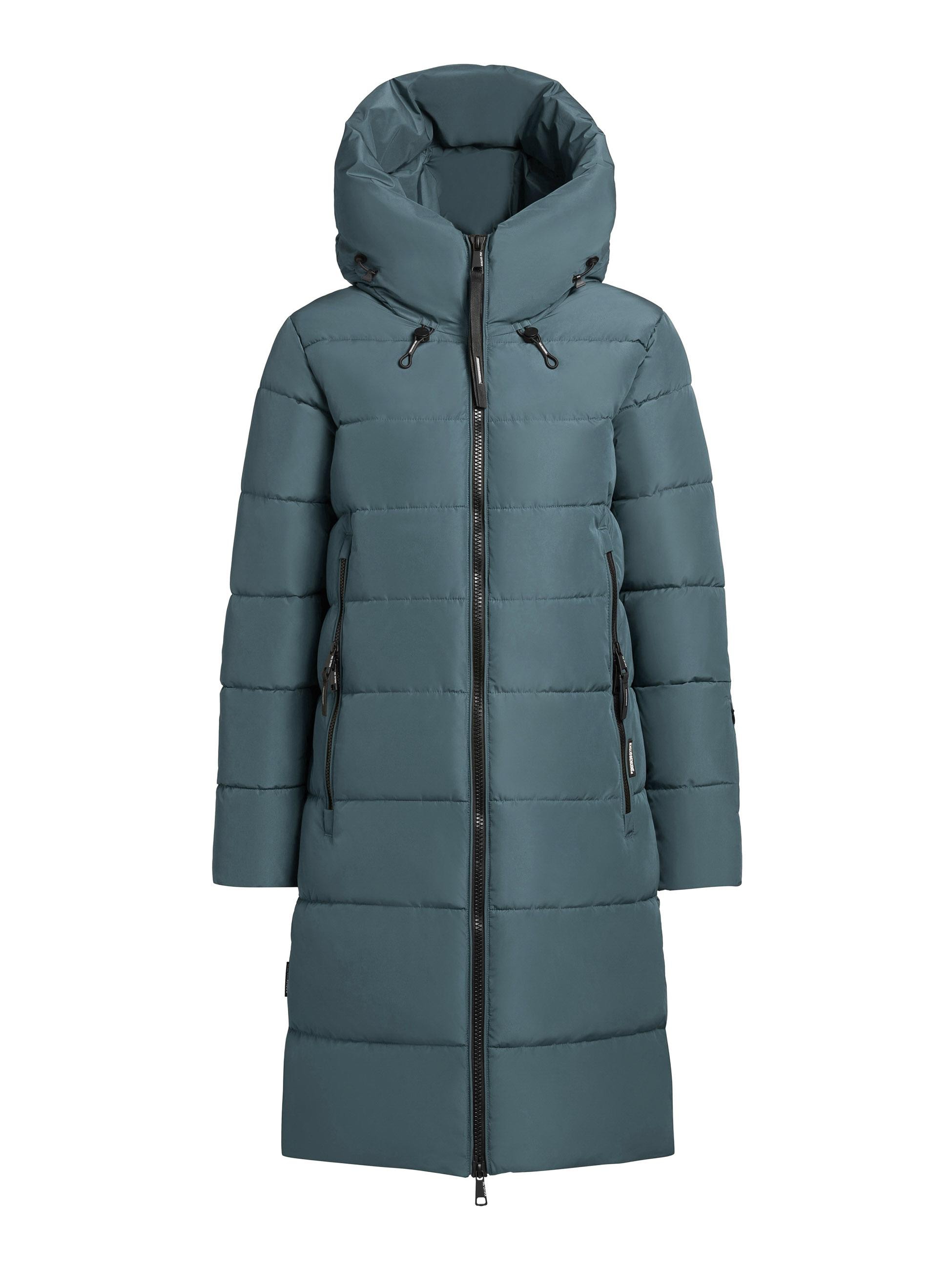 khujo Steppmantel »Jilias5-YM«, warmer Damen Wintermantel mit Kapuze und großen Taschen