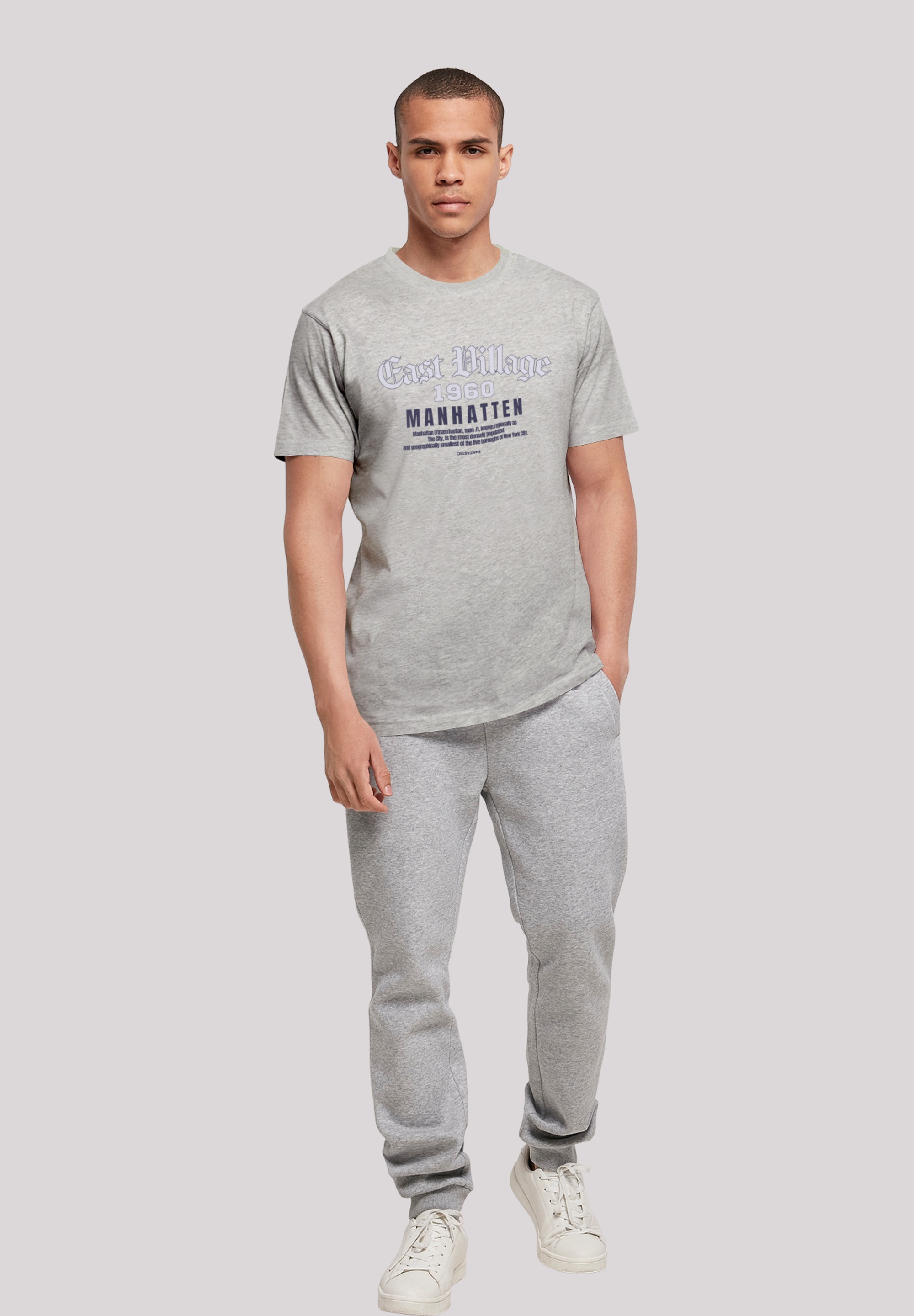 F4NT4STIC T-Shirt »East Village Manhatten TEE UNISEX«, Print