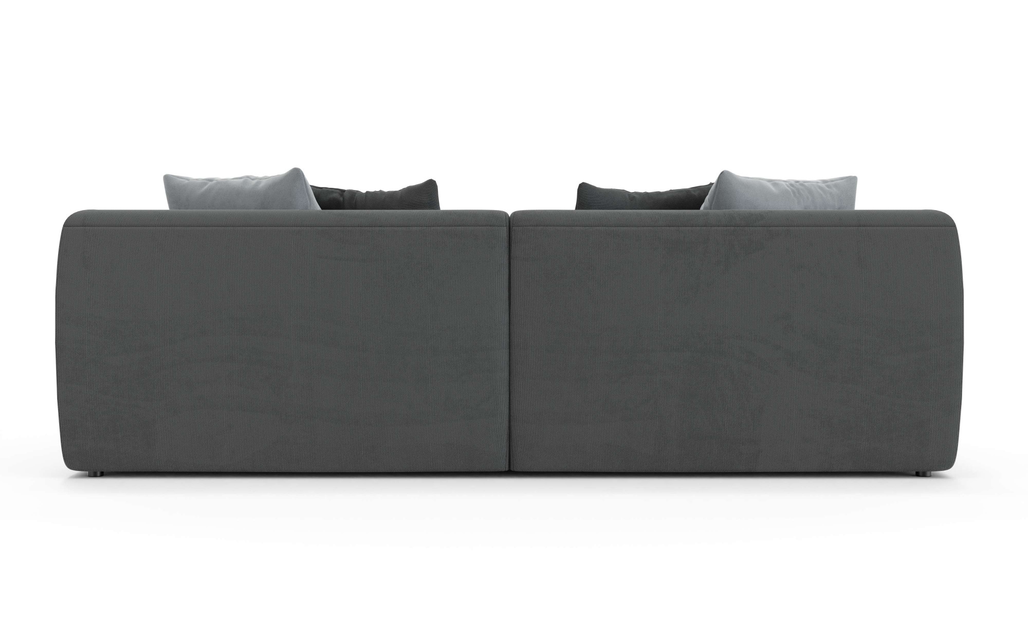 s.Oliver Big-Sofa »COBBO 3-Sitzer Design-Sofa Bubble-Optik, Maße B/T/H: 259/126/104 cm«, mit vielen Kissen, moderne Steppung und hoher Sitzkomfort