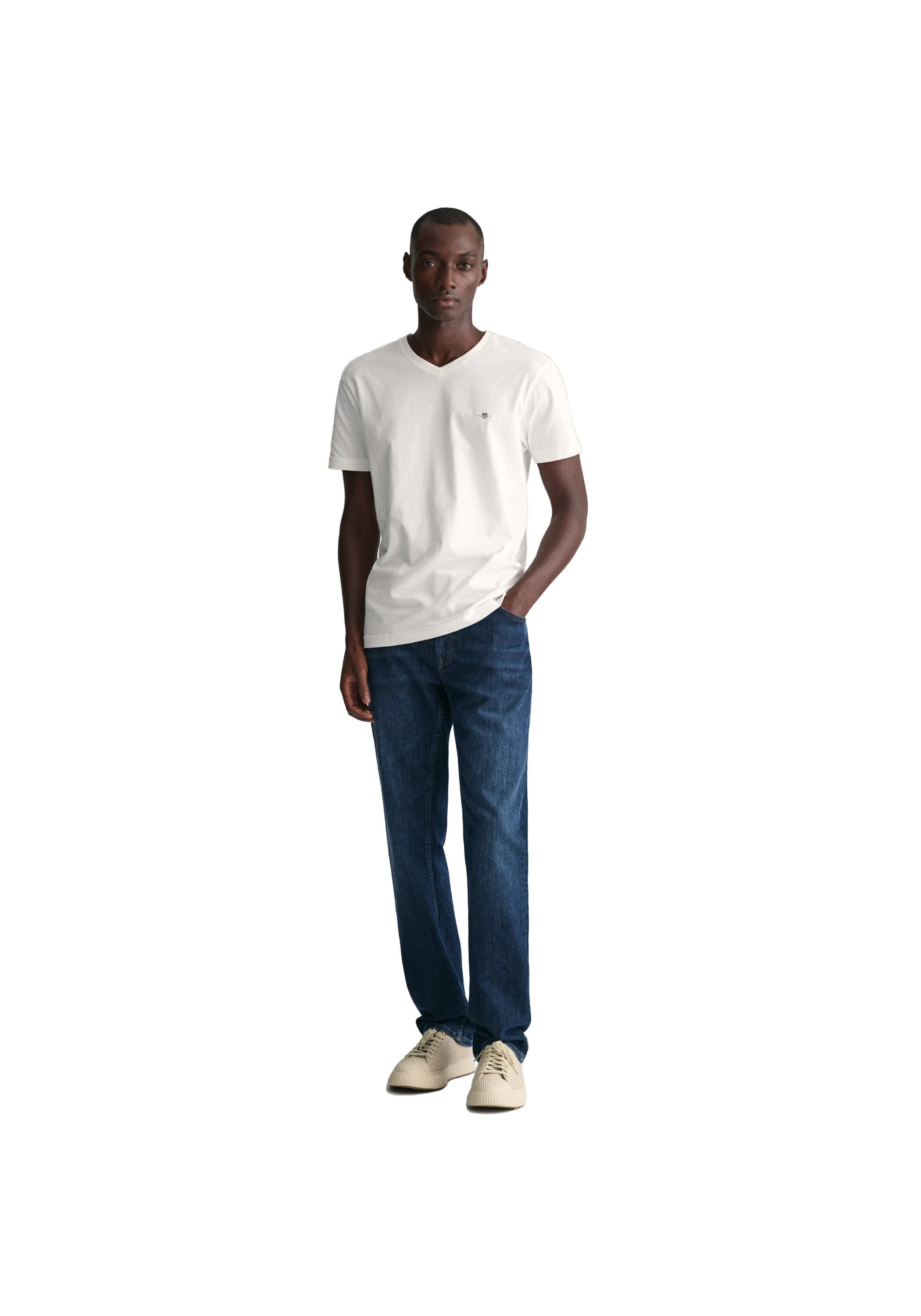 Gant T-Shirt »T-Shirt SLIM SHIELD V-NECK T-SHIRT 1er Pack«