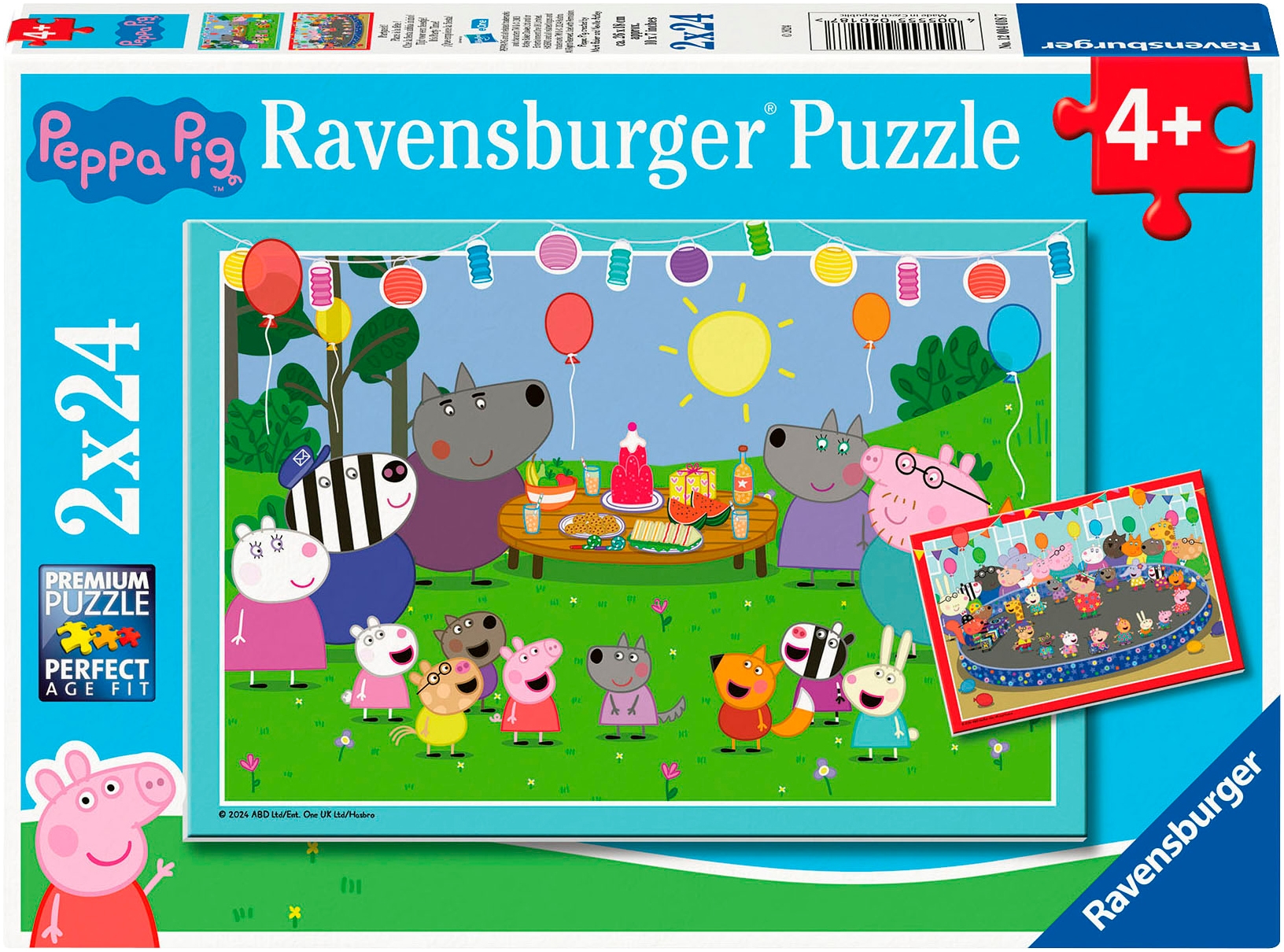 Puzzle »Partyzeit!«, (48 tlg.), 2 x 24 Teile; Made in Europe; FSC® - schützt Wald -...