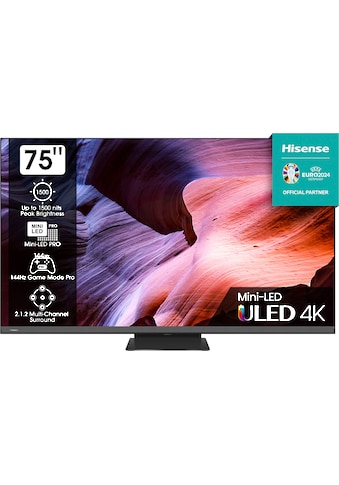 Hisense Mini-LED-Fernseher »75U8KQ« 189 cm/75 ...