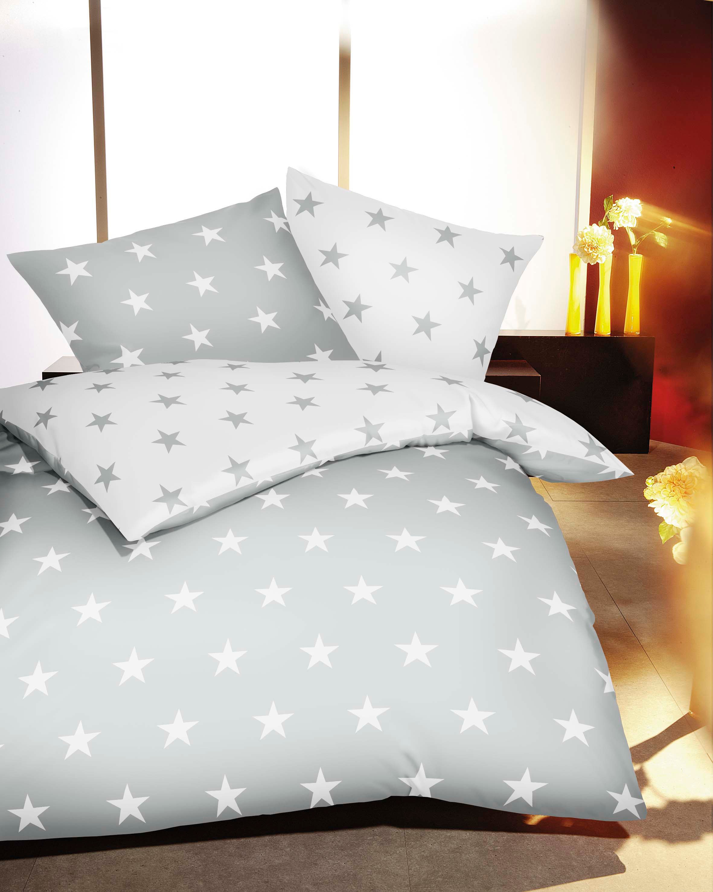 Kaeppel Wendebettwäsche "Stars" 3 Stk. tlg. mit Sternen günstig online kaufen