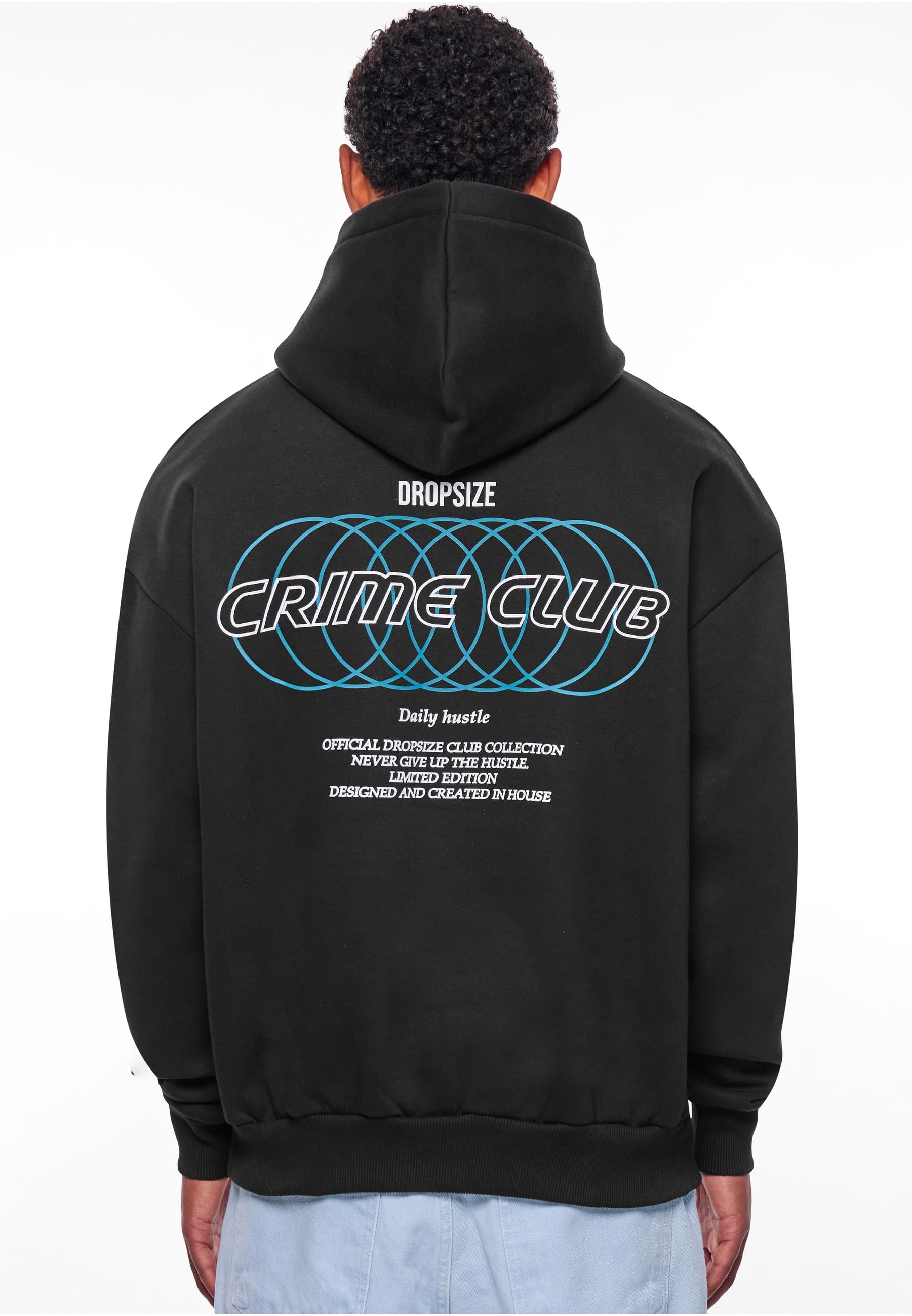 Dropsize Kapuzensweatshirt »Dropsize HEAVY OVERSIZE CRIME RINGS HOODIE«, 1 Stk.

