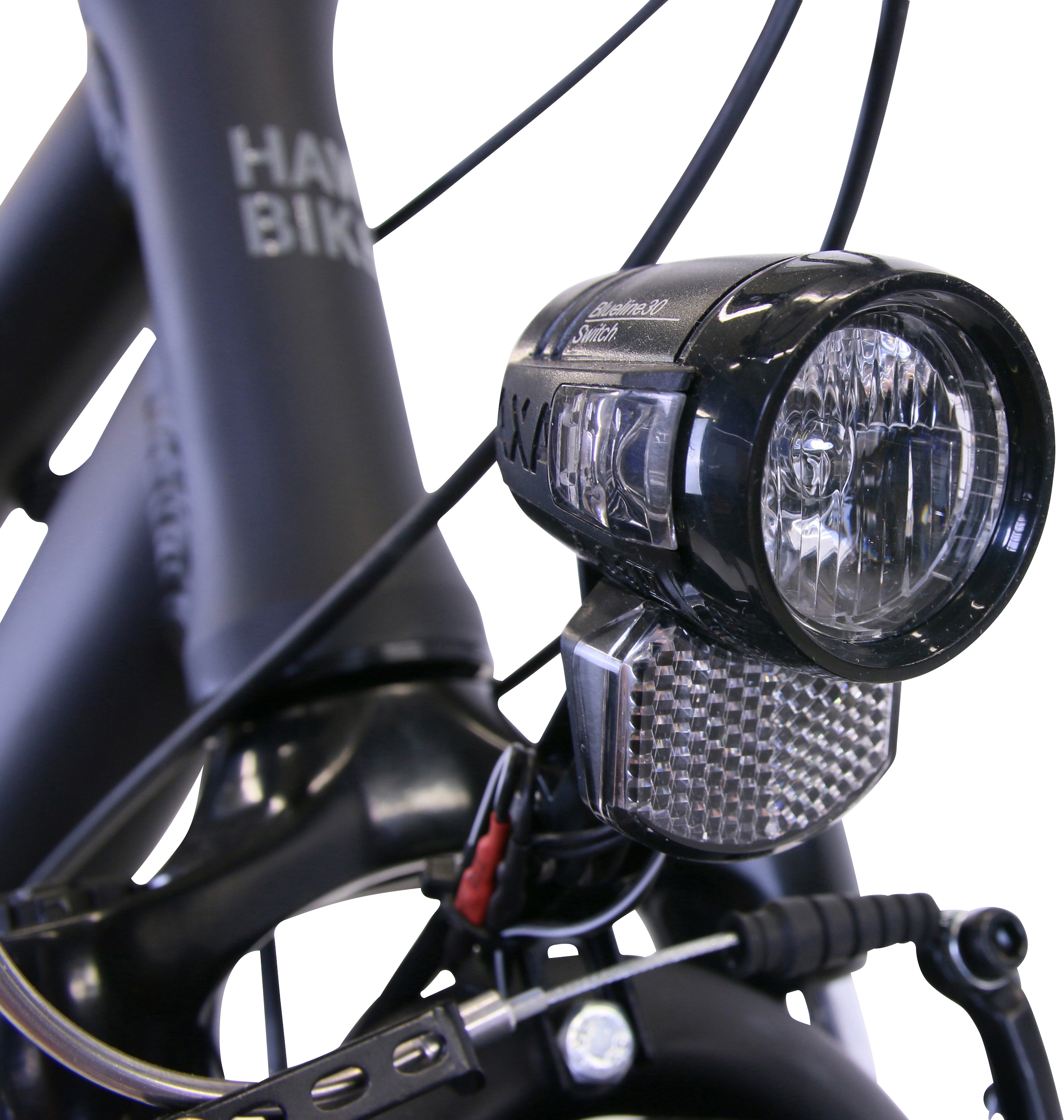 HAWK Bikes Trekkingrad »Trekking Lady Premium Black«, 24 Gang, microSHIFT, für Damen und Herren