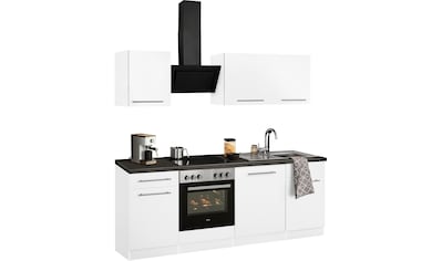 wiho Küchen Küchenzeile »Unna«, mit E-Geräten, Breite 220 cm kaufen